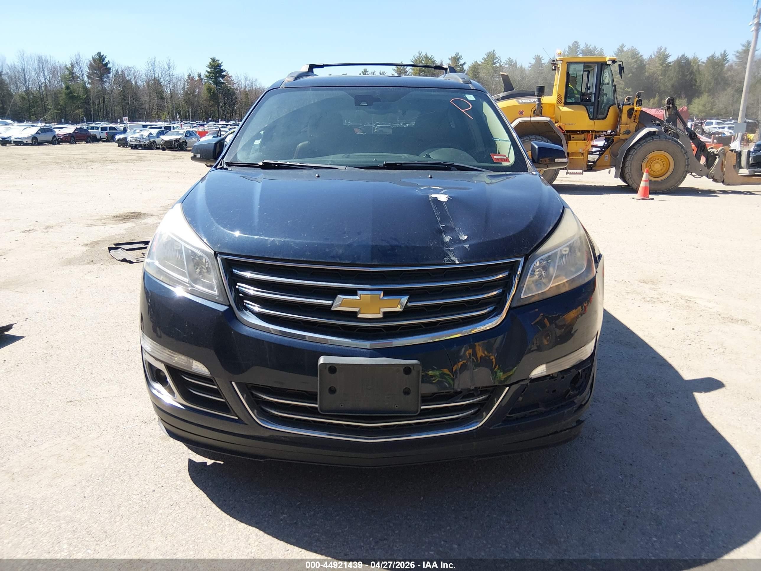 2015 Chevrolet Traverse Ltz Black vin: 1GNKVJKD2FJ383367