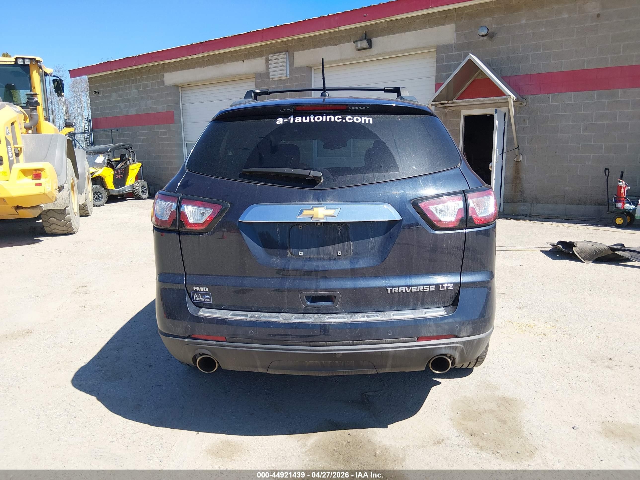 2015 Chevrolet Traverse Ltz Black vin: 1GNKVJKD2FJ383367