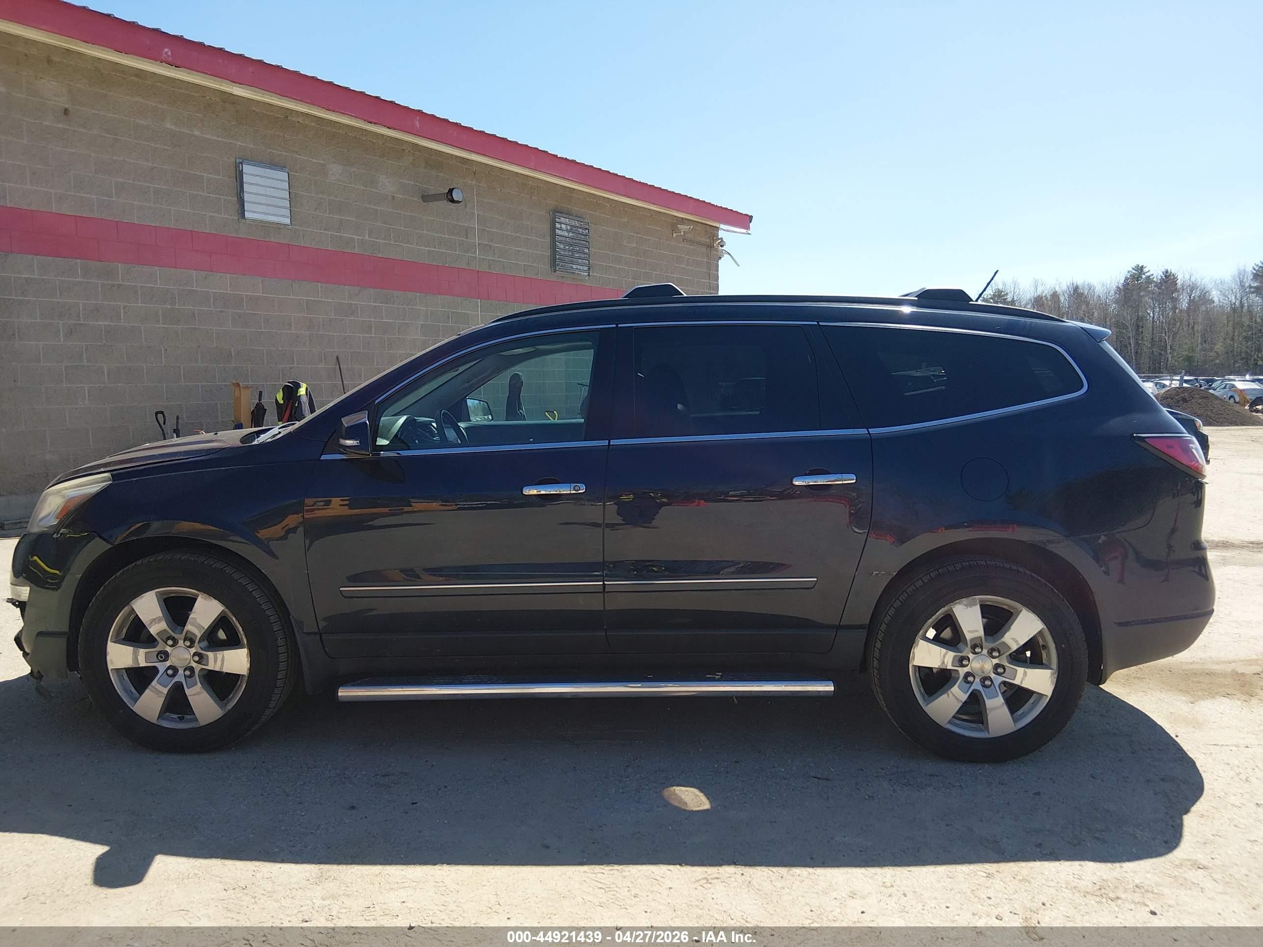 2015 Chevrolet Traverse Ltz Black vin: 1GNKVJKD2FJ383367