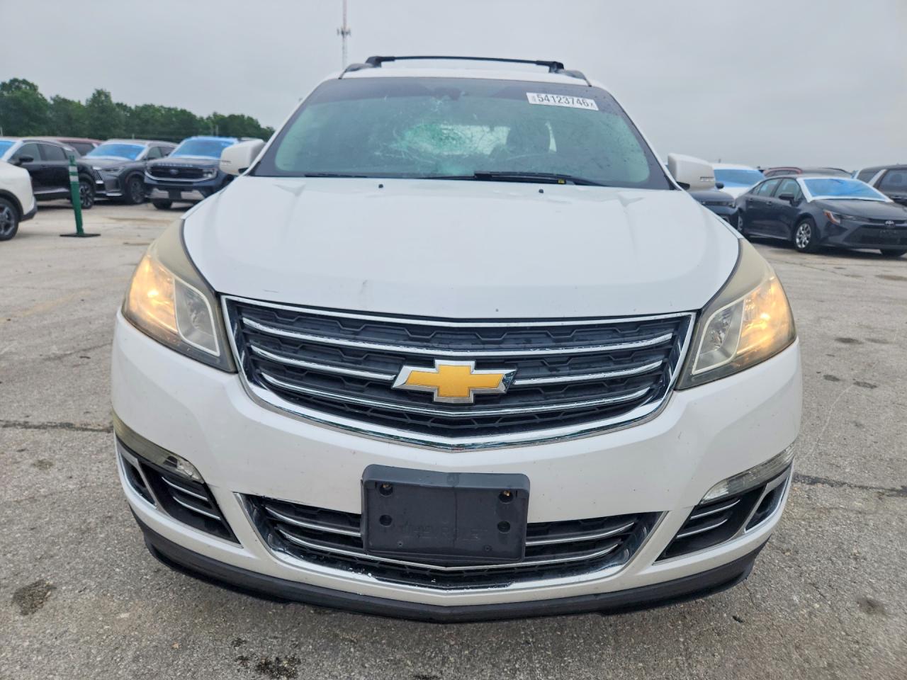 2016 Chevrolet Traverse Ltz Белый vin: 1GNKVJKD2GJ317211