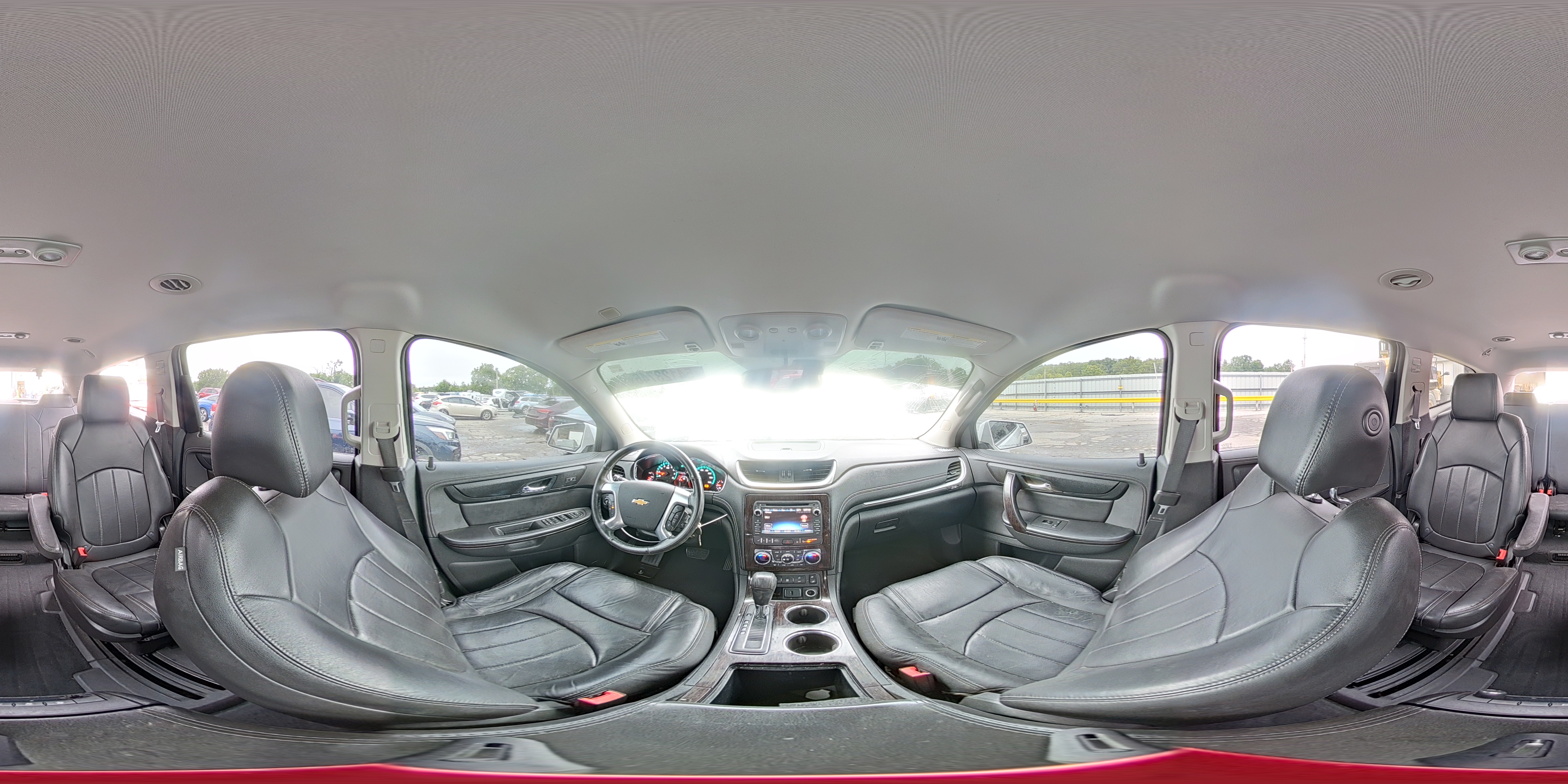 2016 Chevrolet Traverse Ltz Белый vin: 1GNKVJKD2GJ317211