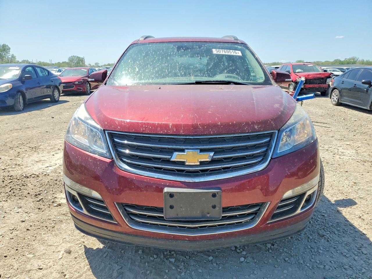 2015 Chevrolet Traverse Ltz Red vin: 1GNKVJKD3FJ384740