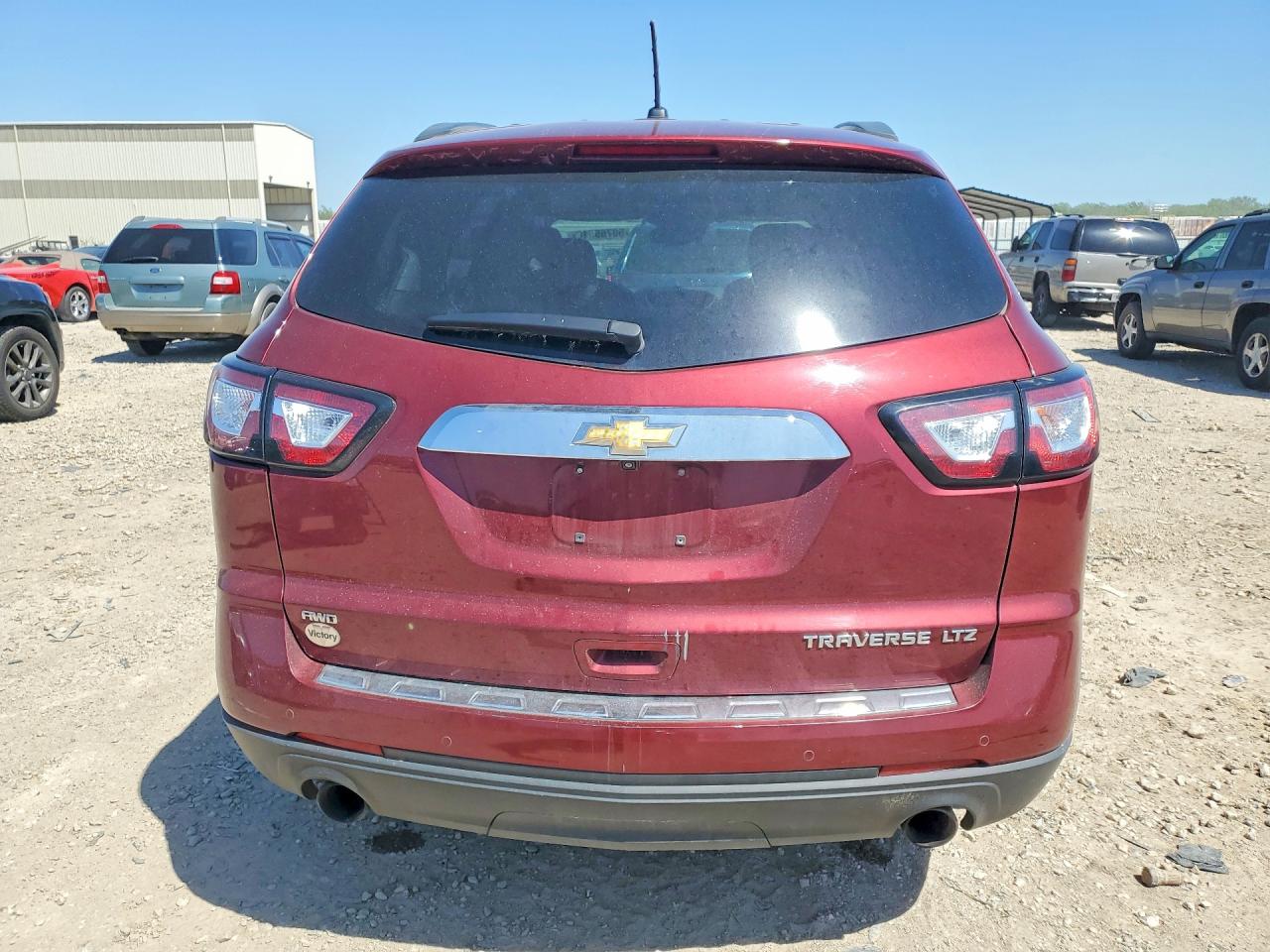 2015 Chevrolet Traverse Ltz Red vin: 1GNKVJKD3FJ384740