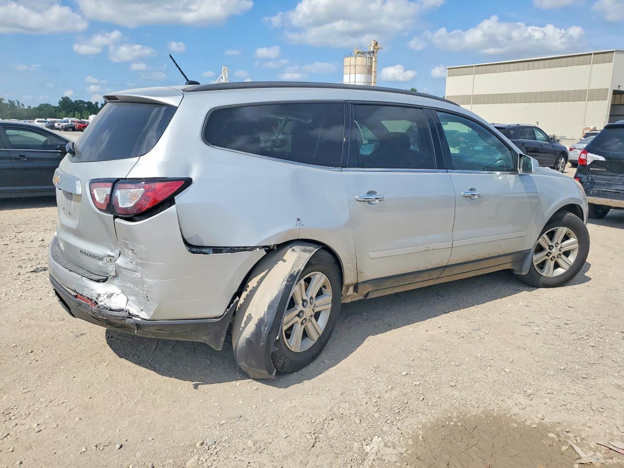 2013 Chevrolet Traverse Lt Silver vin: 1GNKVJKD4DJ217395