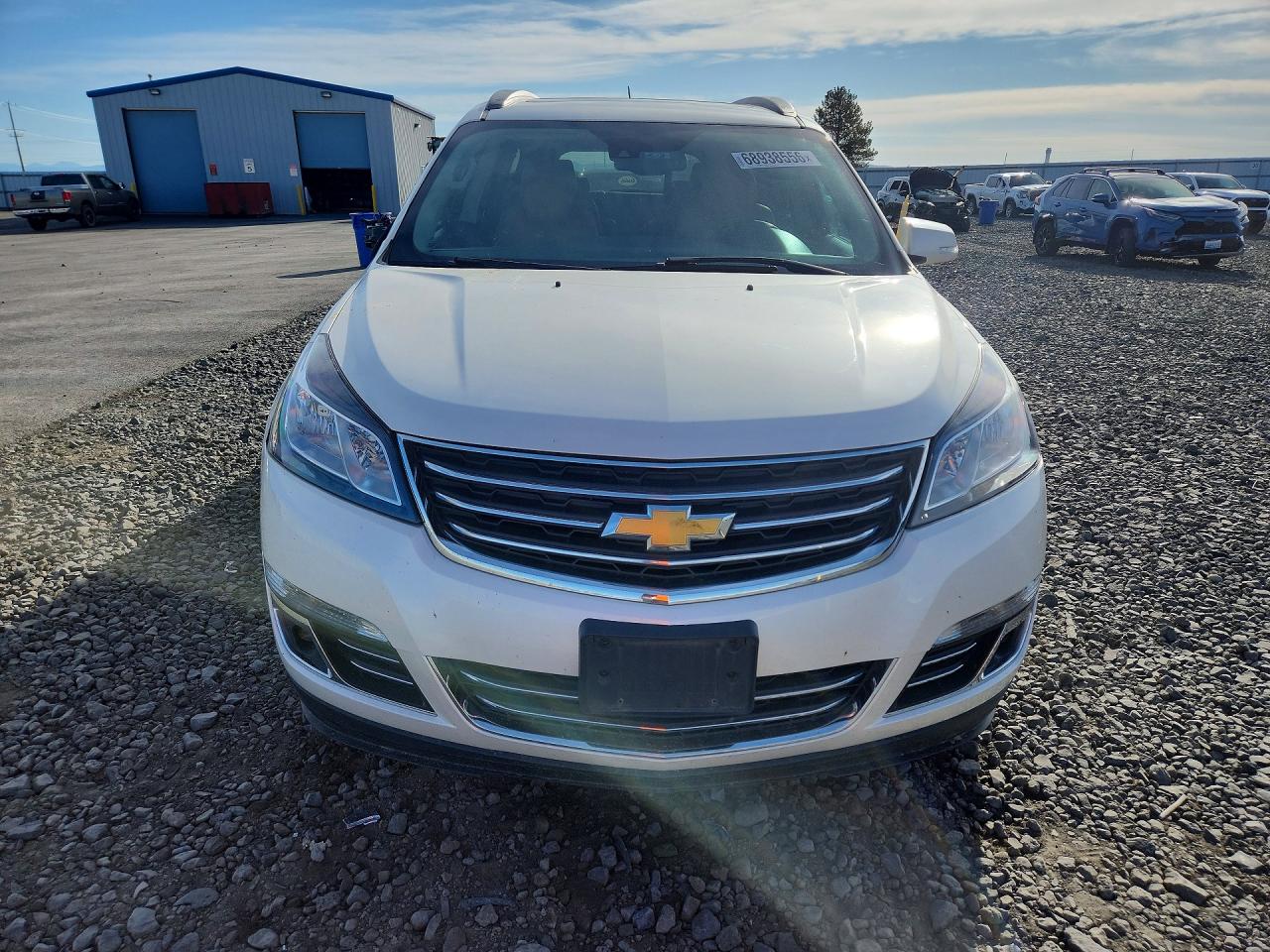 2014 Chevrolet Traverse Ltz White vin: 1GNKVJKD5EJ274948