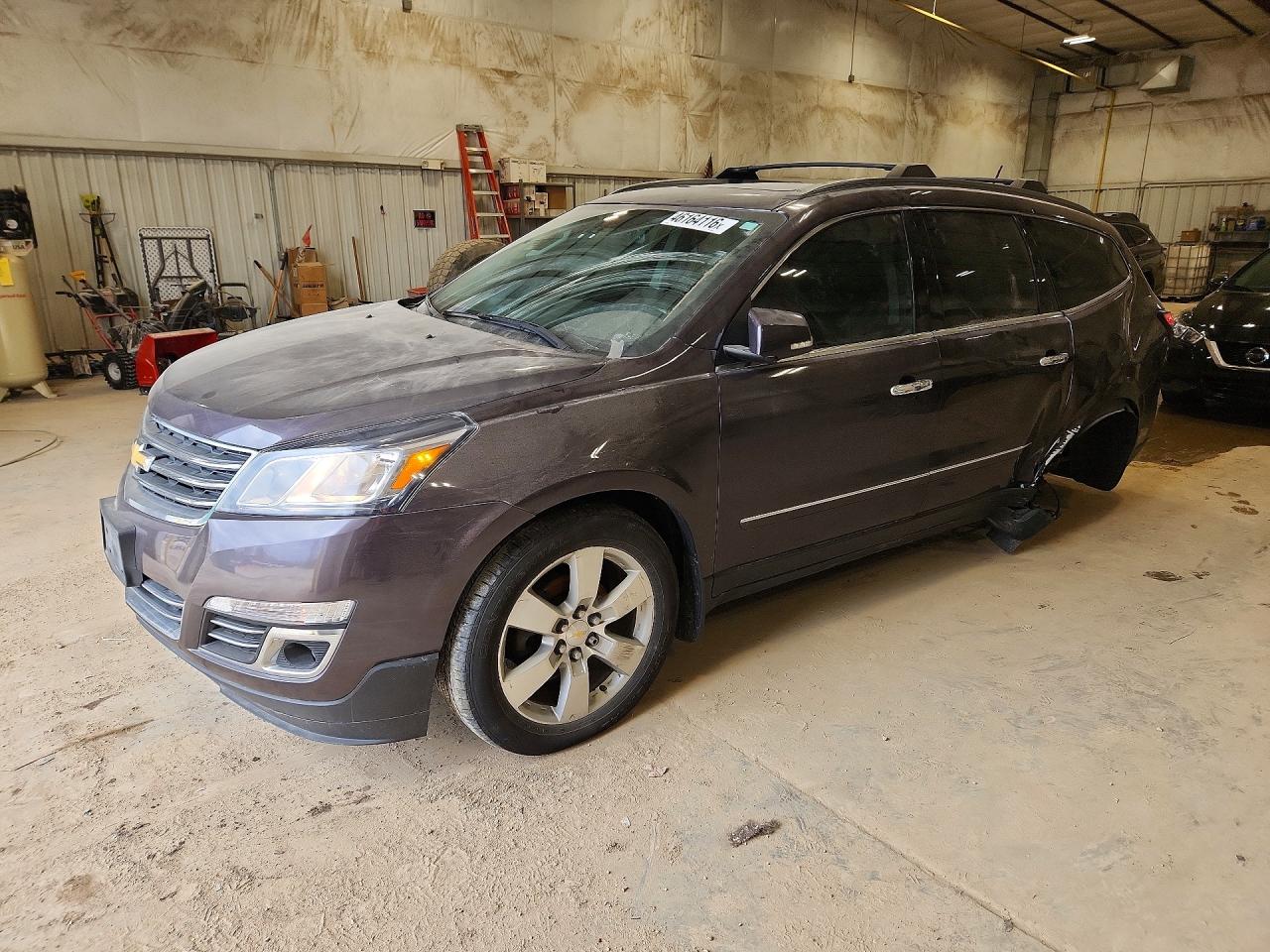 2015 Chevrolet Traverse Ltz Burgundy vin: 1GNKVJKD5FJ329643