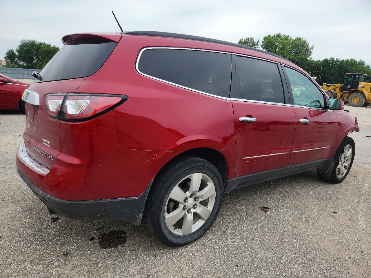 2014 Chevrolet Traverse Ltz Red vin: 1GNKVJKD6EJ310968