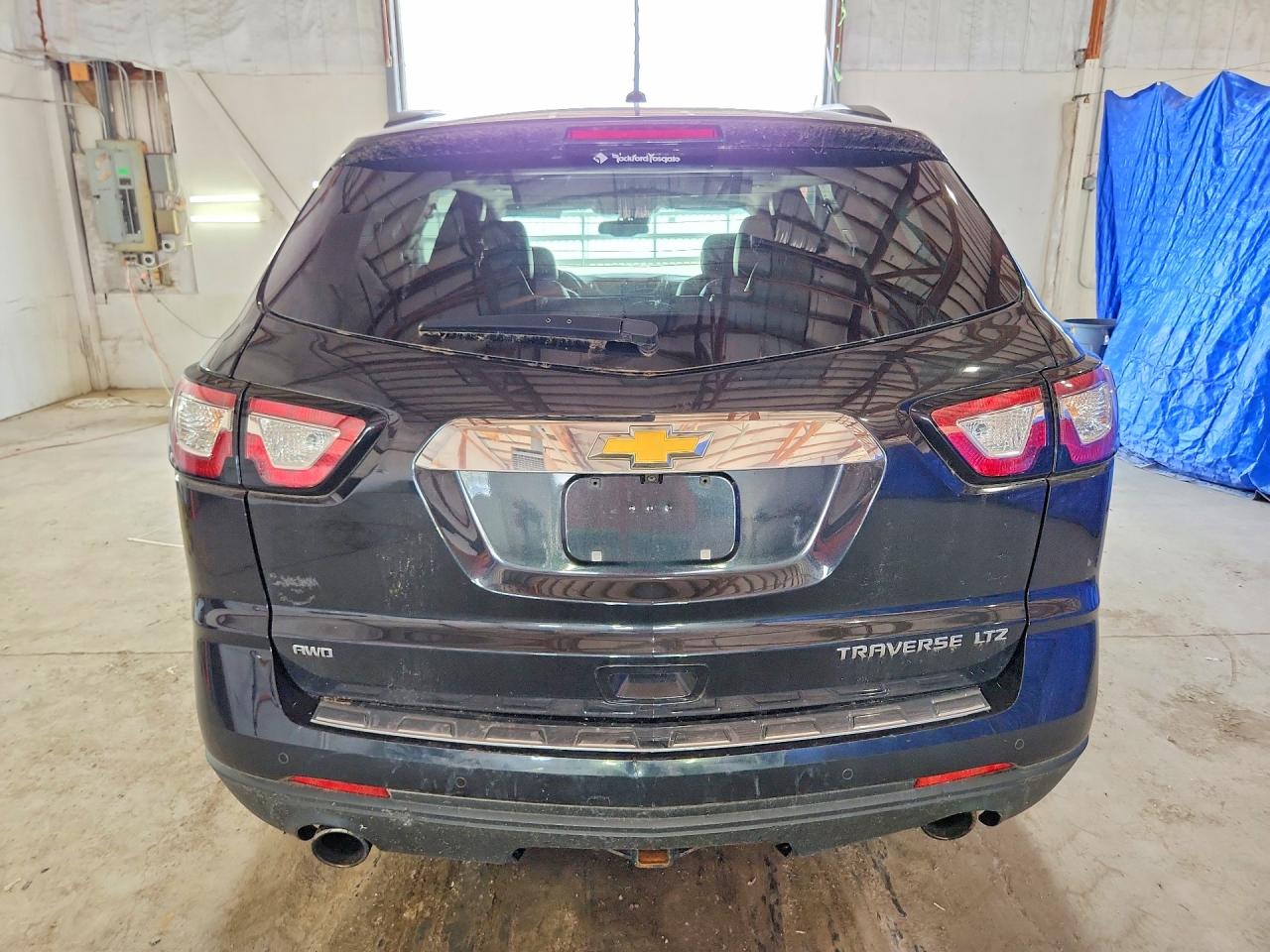 2015 Chevrolet Traverse Ltz Black vin: 1GNKVJKD6FJ199145