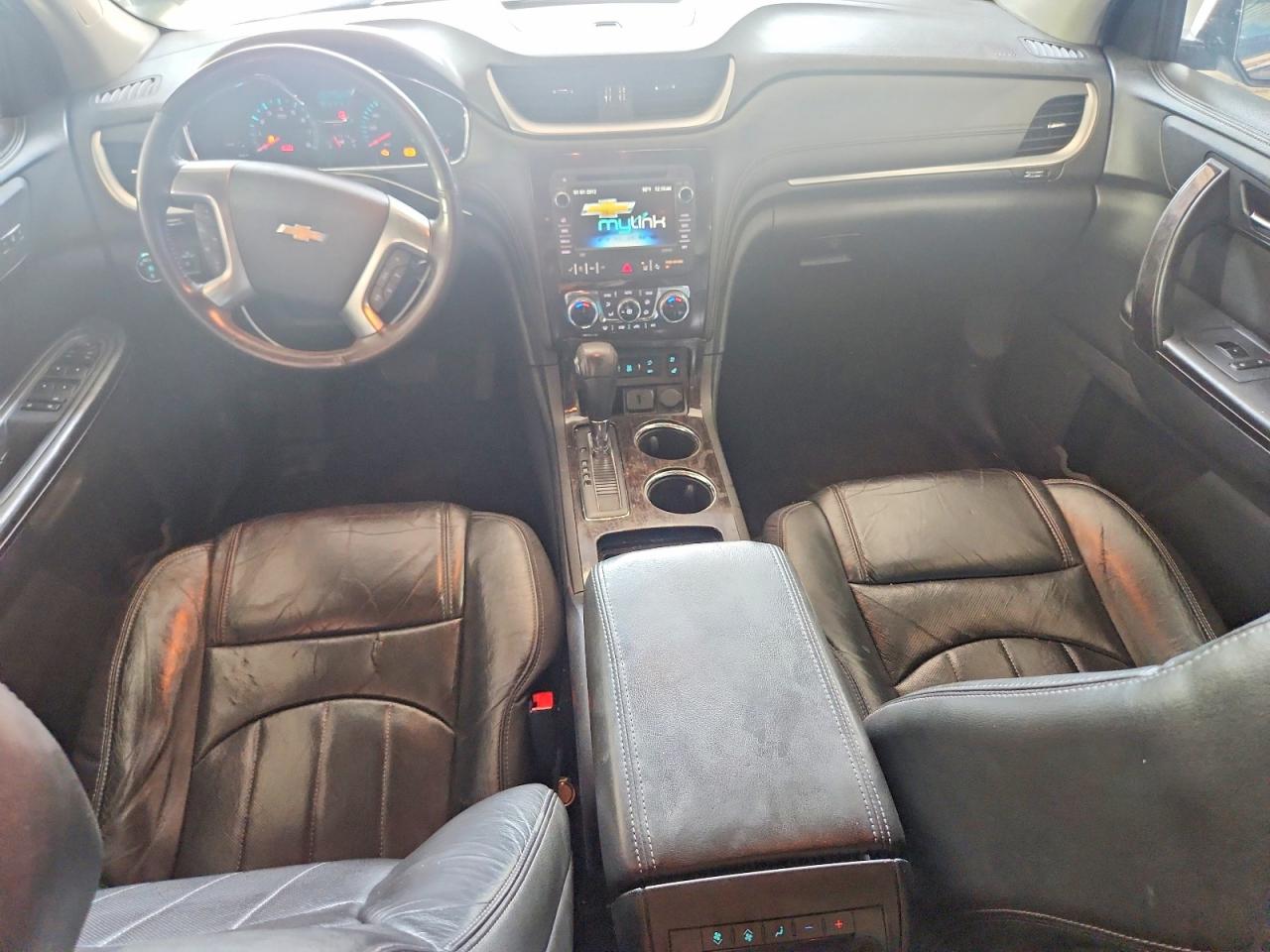 2015 Chevrolet Traverse Ltz Black vin: 1GNKVJKD6FJ199145