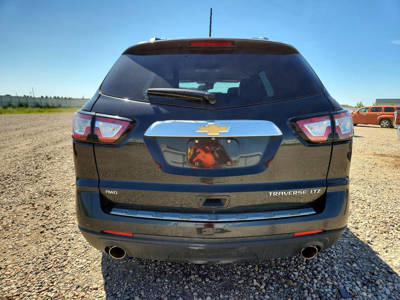 2015 Chevrolet Traverse Ltz Black vin: 1GNKVJKD6FJ216820