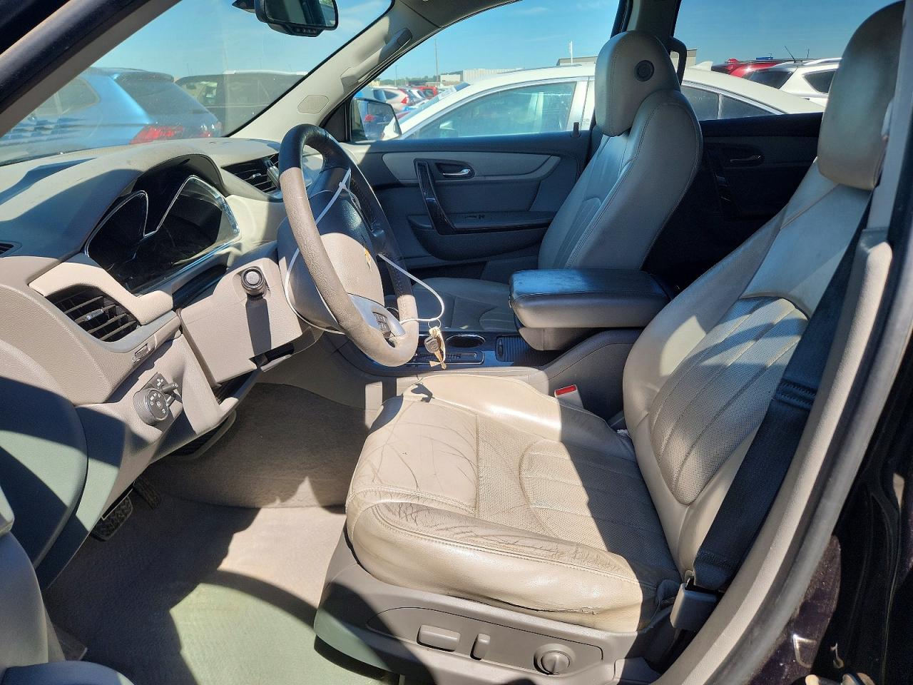 2015 Chevrolet Traverse Ltz Black vin: 1GNKVJKD6FJ216820