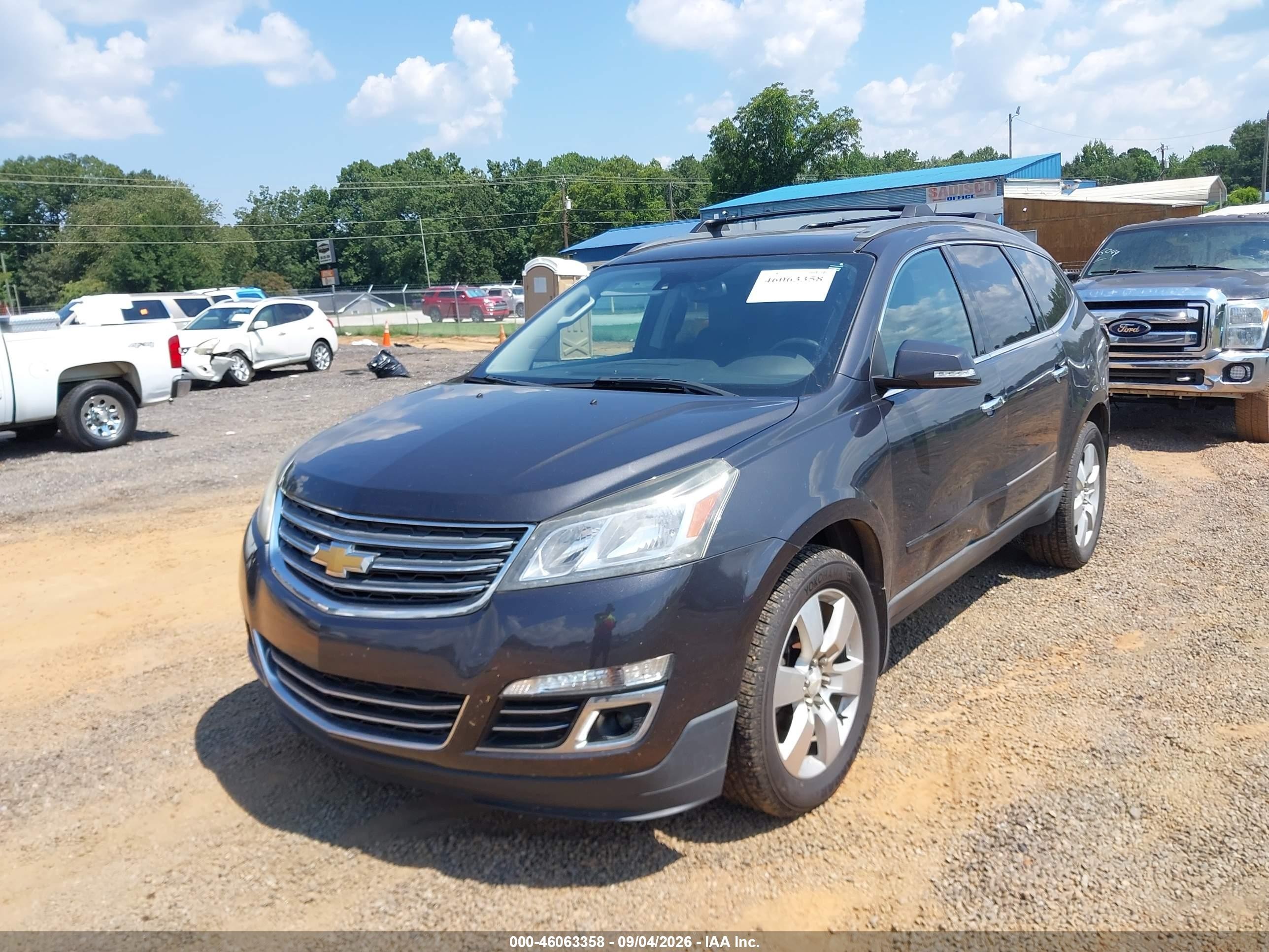 2015 Chevrolet Traverse Ltz Серый vin: 1GNKVJKD6FJ346340