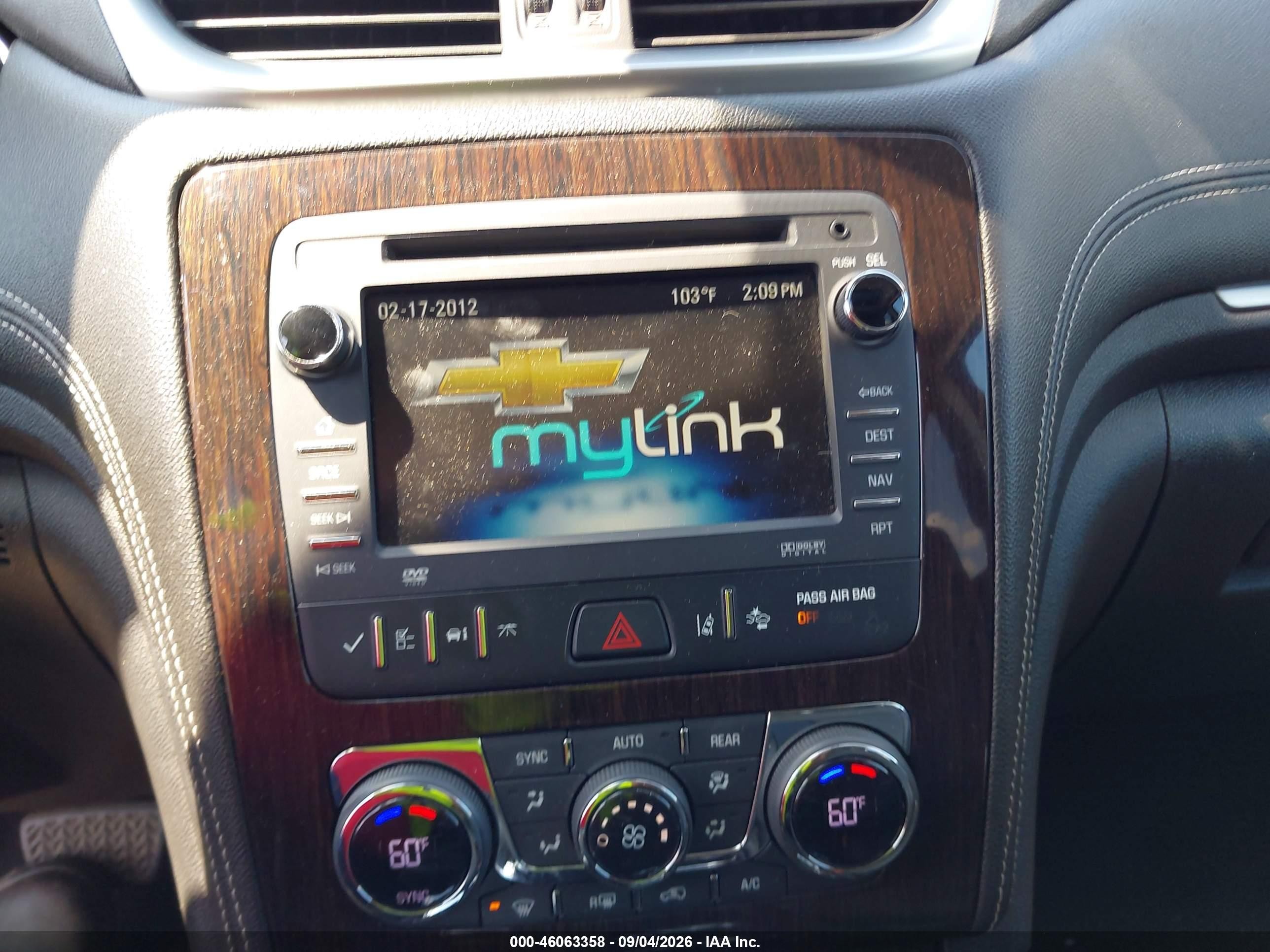 2015 Chevrolet Traverse Ltz Серый vin: 1GNKVJKD6FJ346340