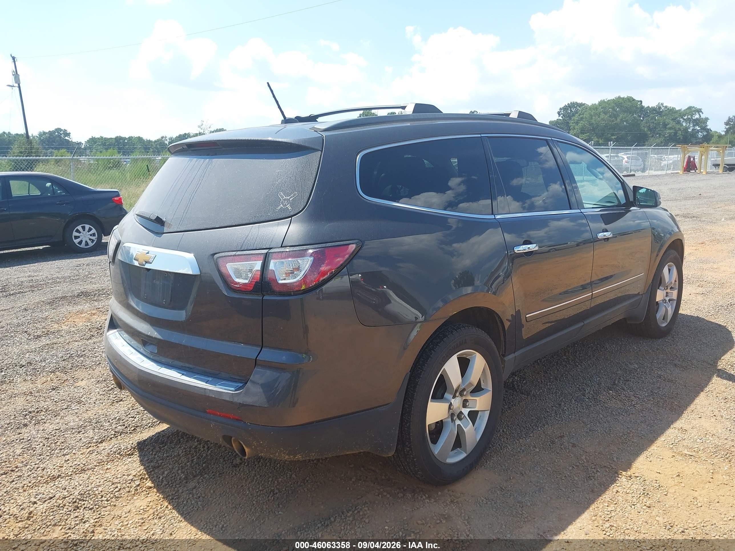 2015 Chevrolet Traverse Ltz Серый vin: 1GNKVJKD6FJ346340