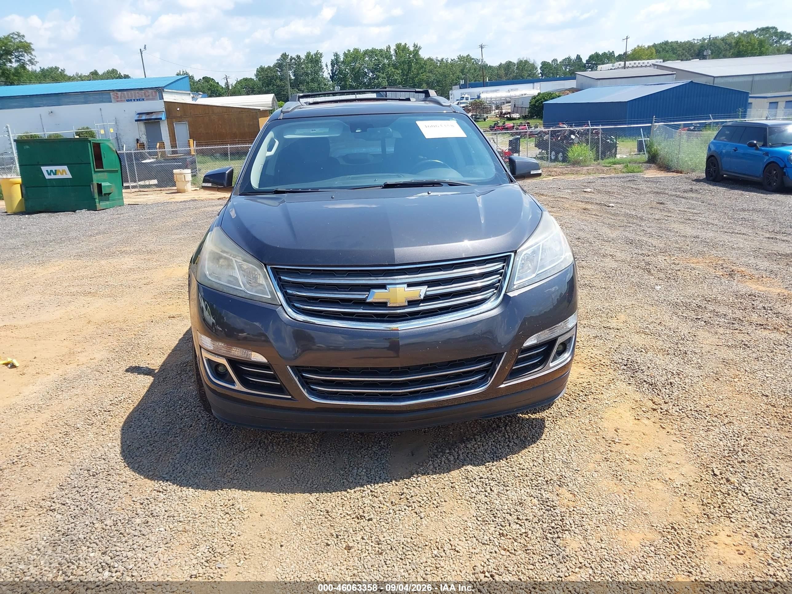 2015 Chevrolet Traverse Ltz Серый vin: 1GNKVJKD6FJ346340