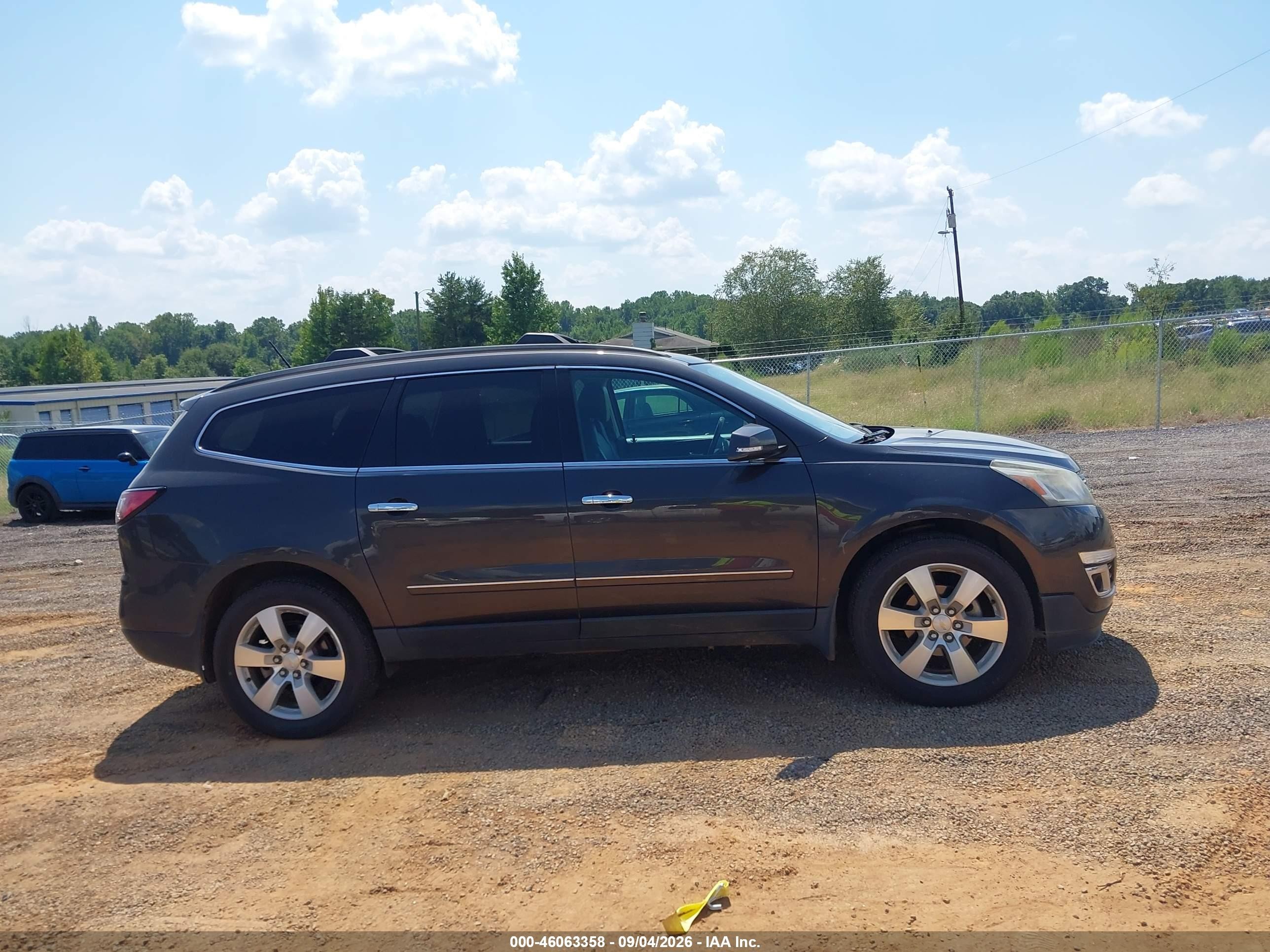 2015 Chevrolet Traverse Ltz Серый vin: 1GNKVJKD6FJ346340