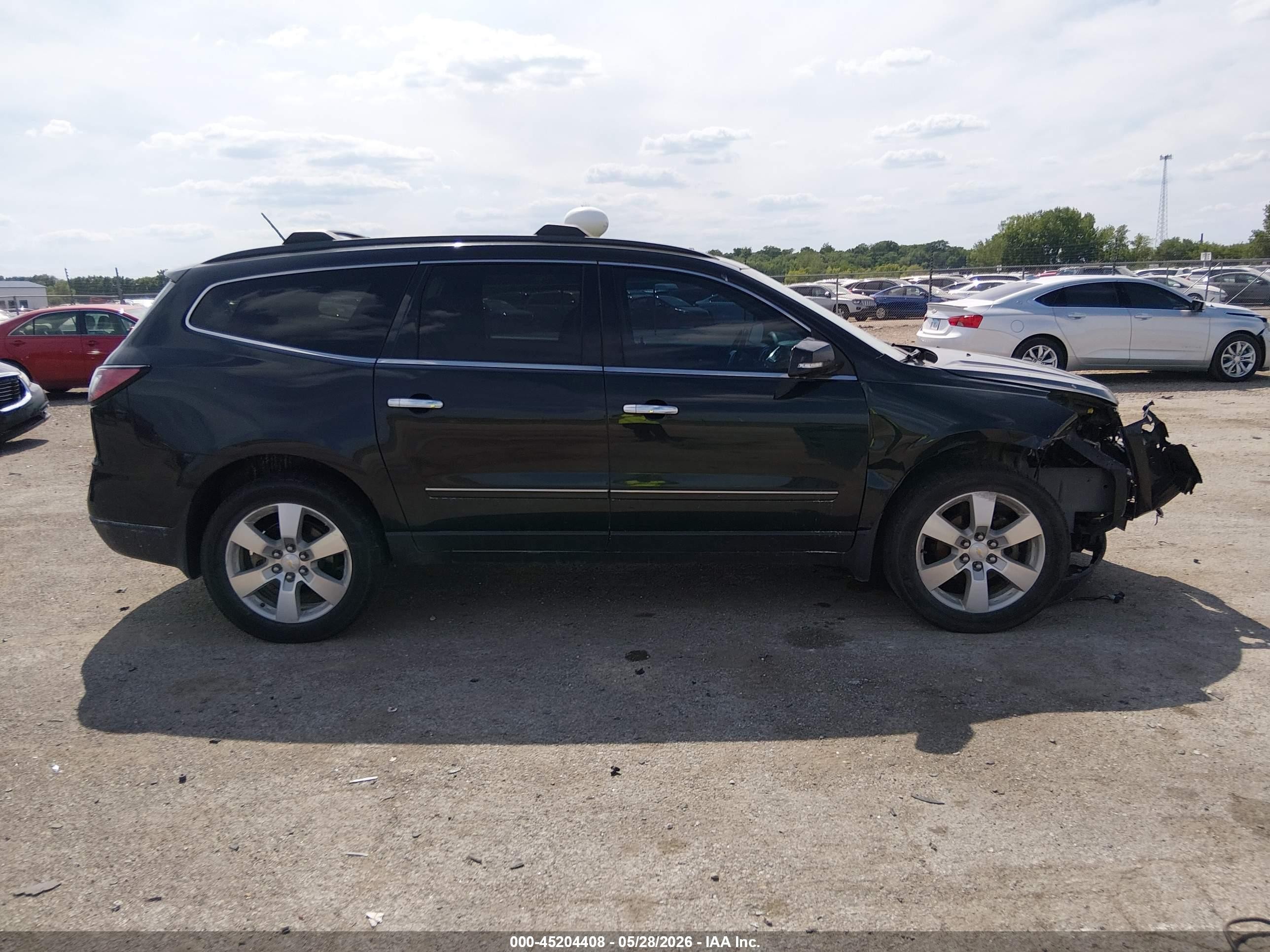 2015 Chevrolet Traverse Ltz Black vin: 1GNKVJKD7FJ302685