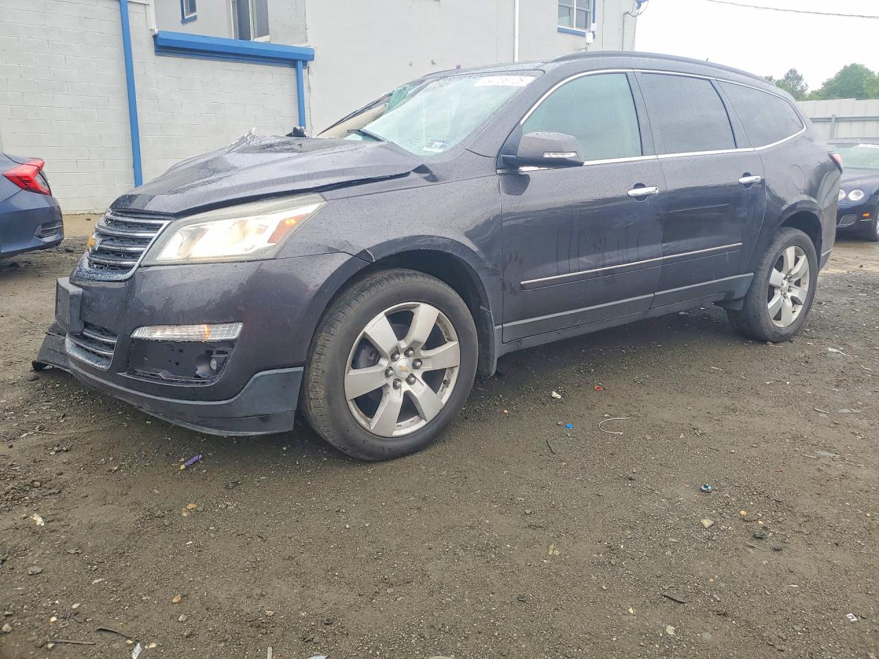 2015 Chevrolet Traverse Ltz Black vin: 1GNKVJKD7FJ321009