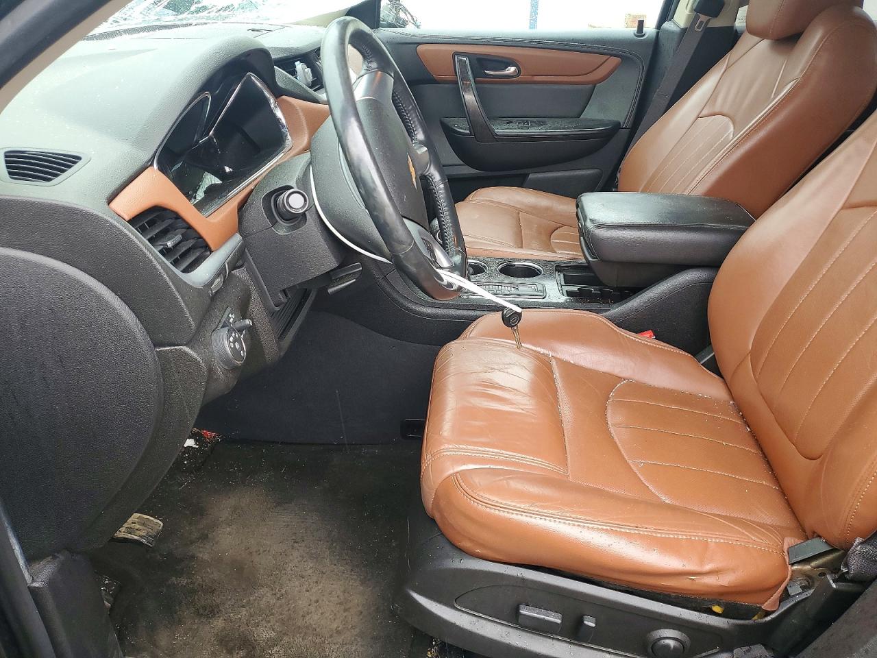 2015 Chevrolet Traverse Ltz Black vin: 1GNKVJKD7FJ321009