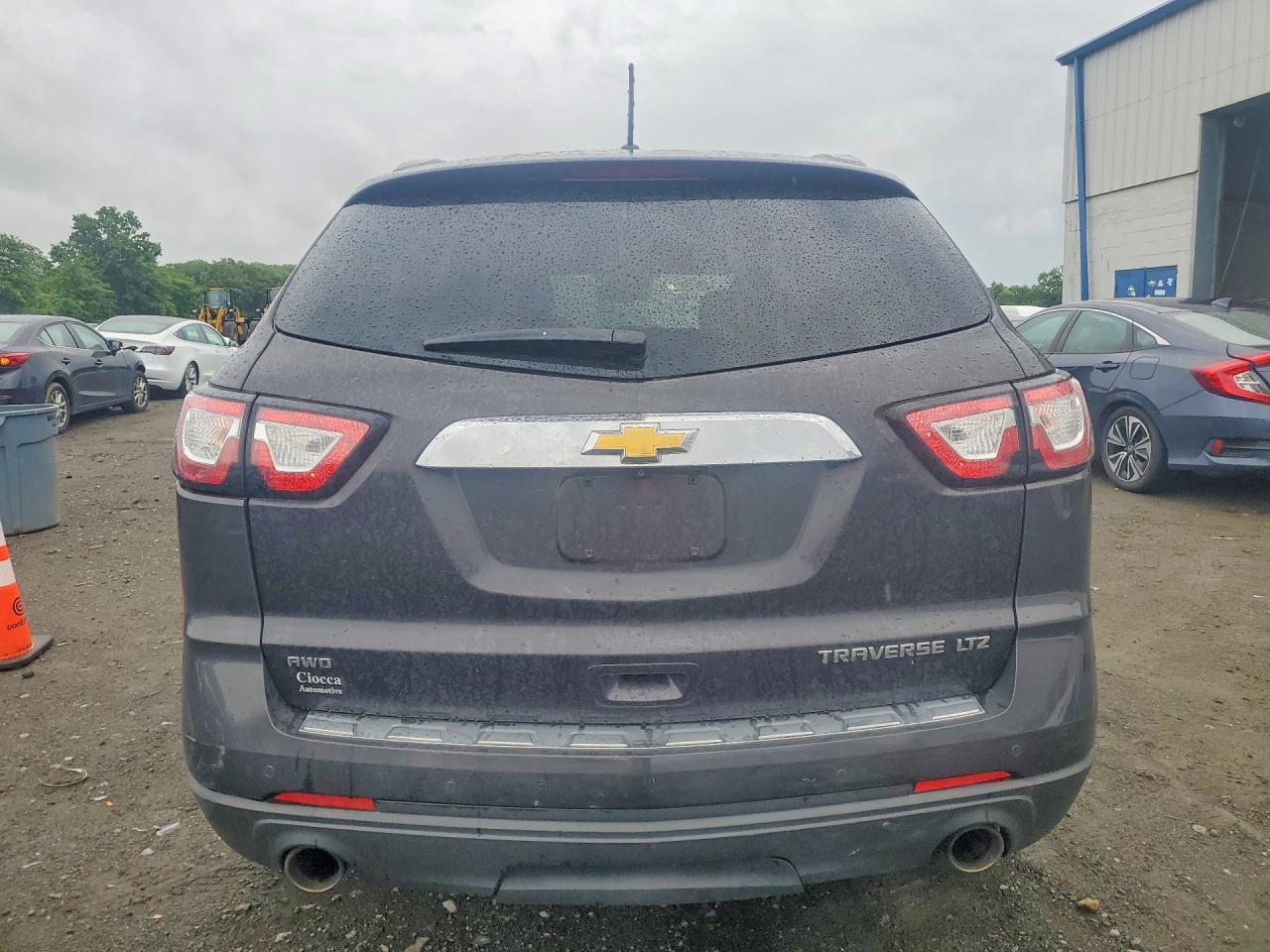 2015 Chevrolet Traverse Ltz Black vin: 1GNKVJKD7FJ321009