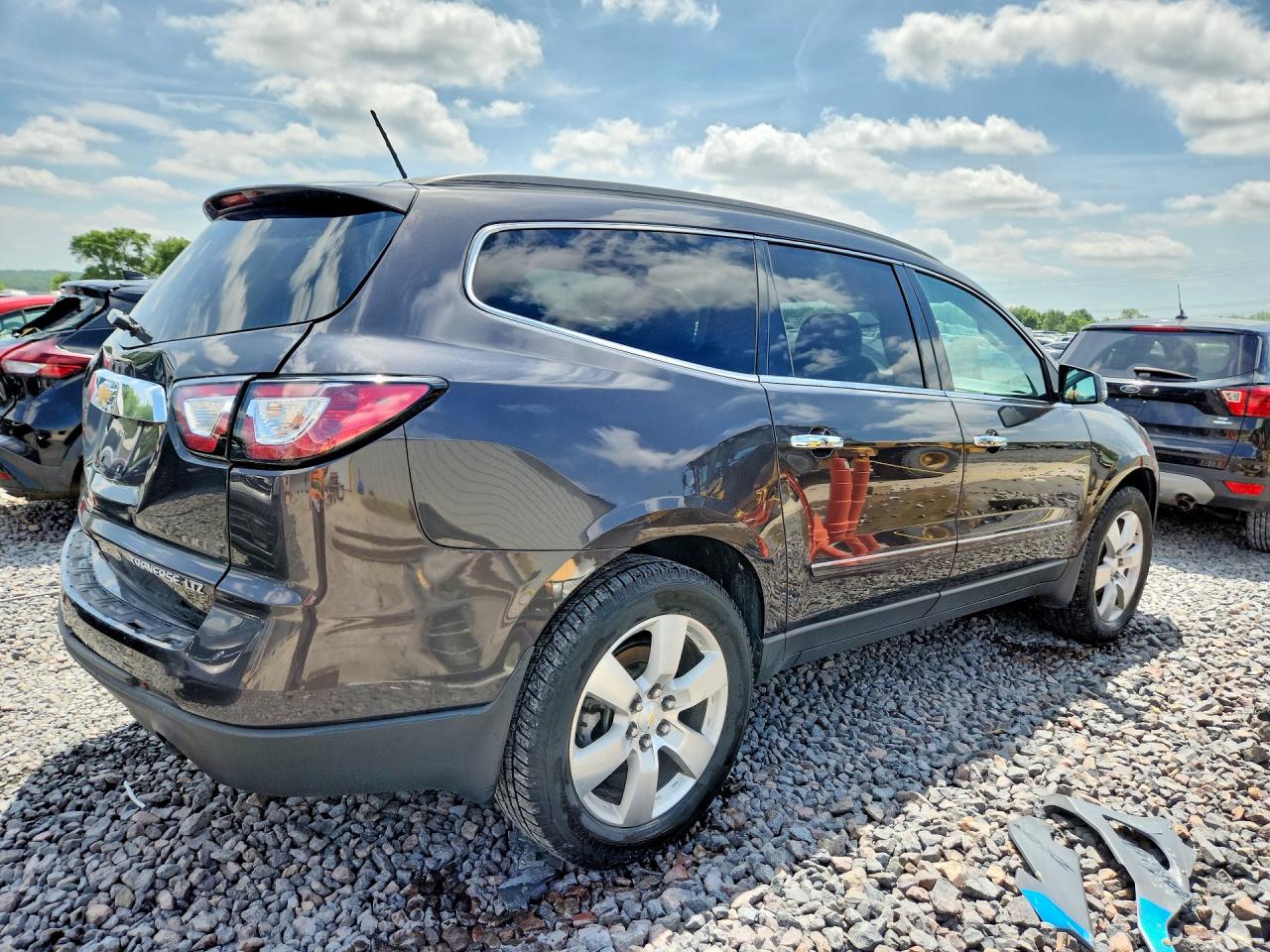 2015 Chevrolet Traverse Ltz Charcoal vin: 1GNKVJKD7FJ339722