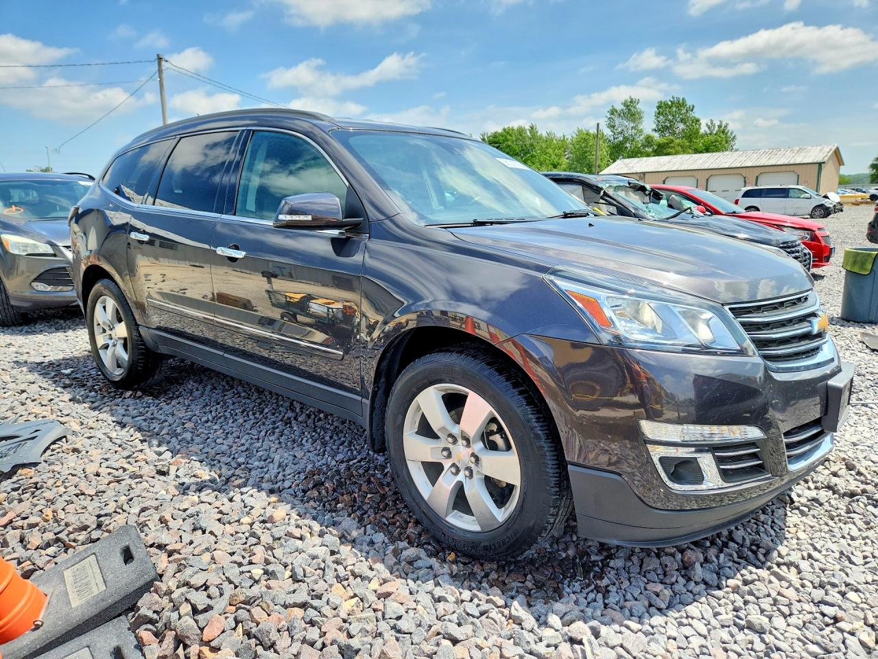 2015 Chevrolet Traverse Ltz Charcoal vin: 1GNKVJKD7FJ339722