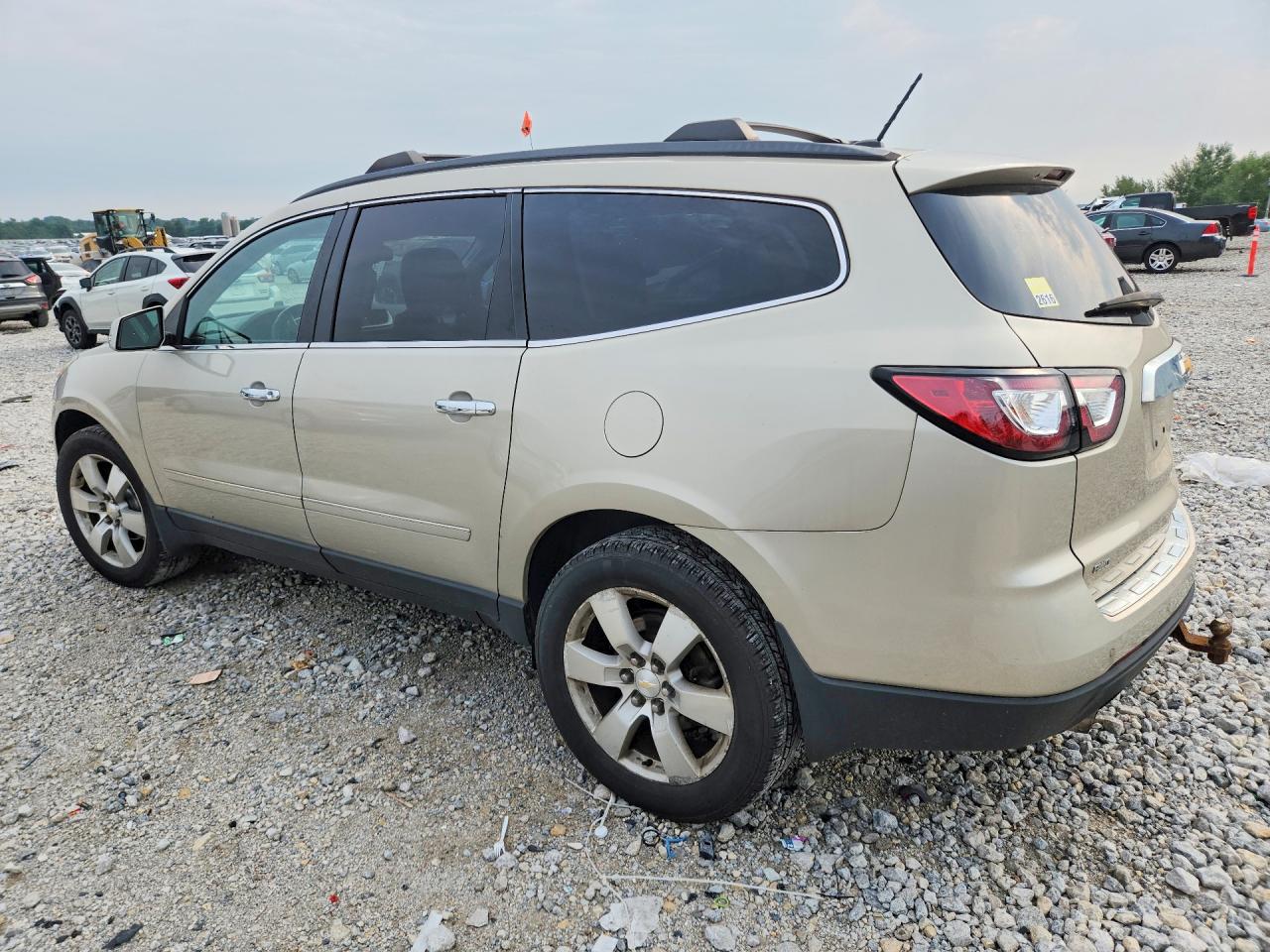2015 Chevrolet Traverse Ltz Silver vin: 1GNKVJKD7FJ388953