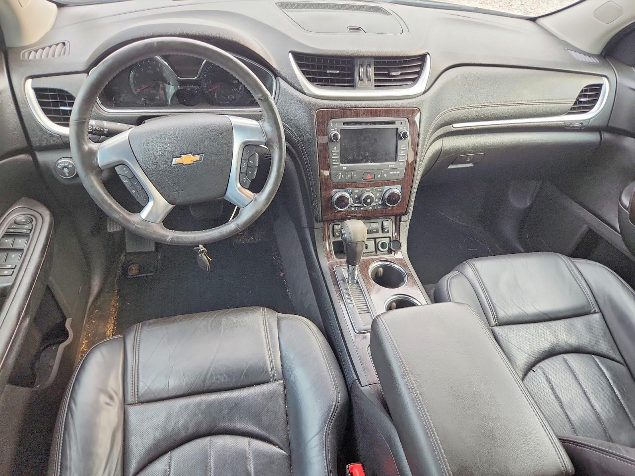 2015 Chevrolet Traverse Ltz Silver vin: 1GNKVJKD7FJ388953