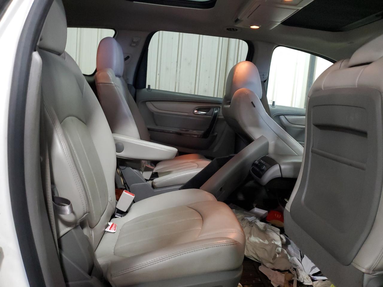 2015 Chevrolet Traverse Ltz White vin: 1GNKVJKD9FJ260357