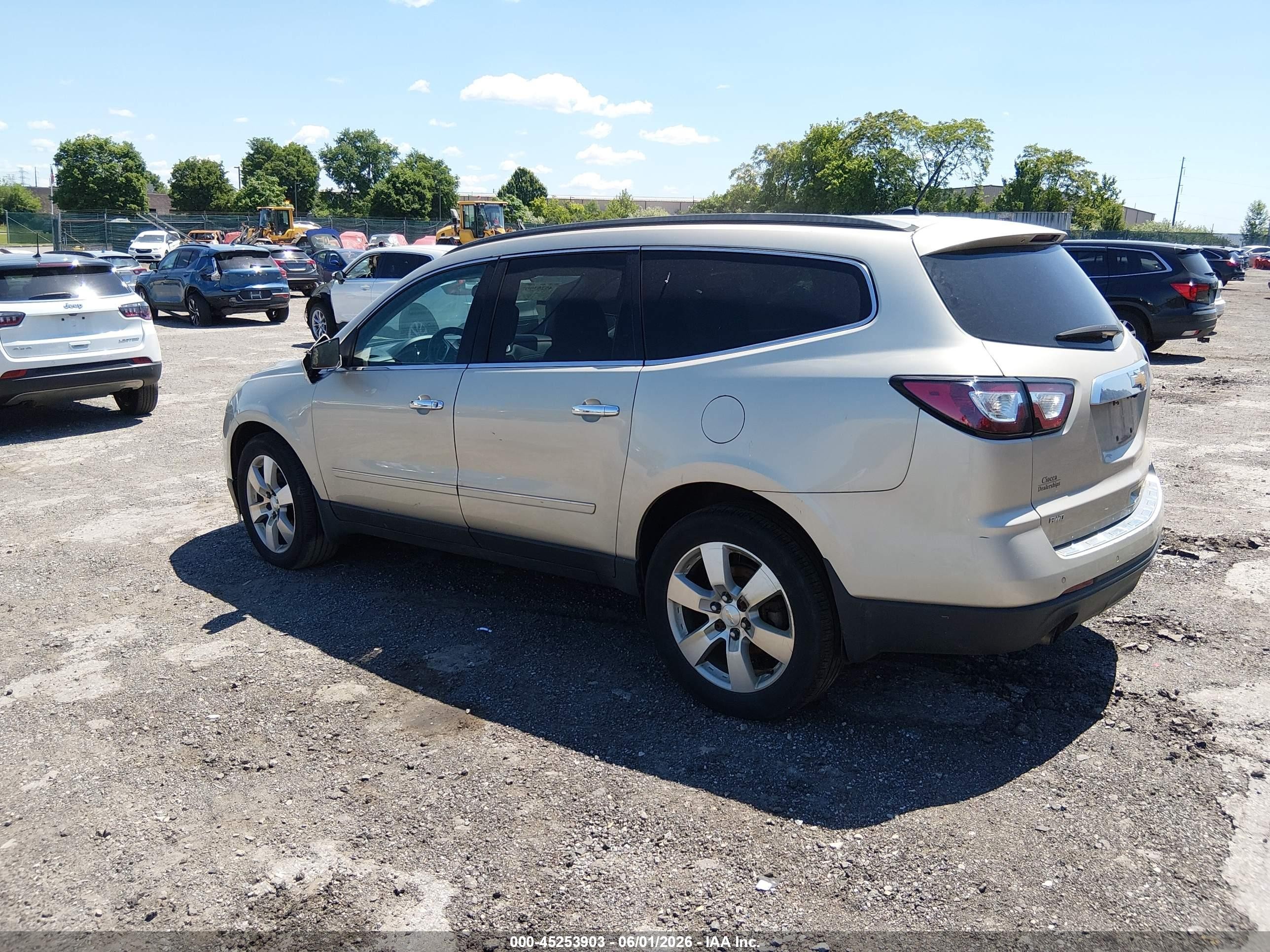 2015 Chevrolet Traverse Ltz Tan vin: 1GNKVJKD9FJ375914
