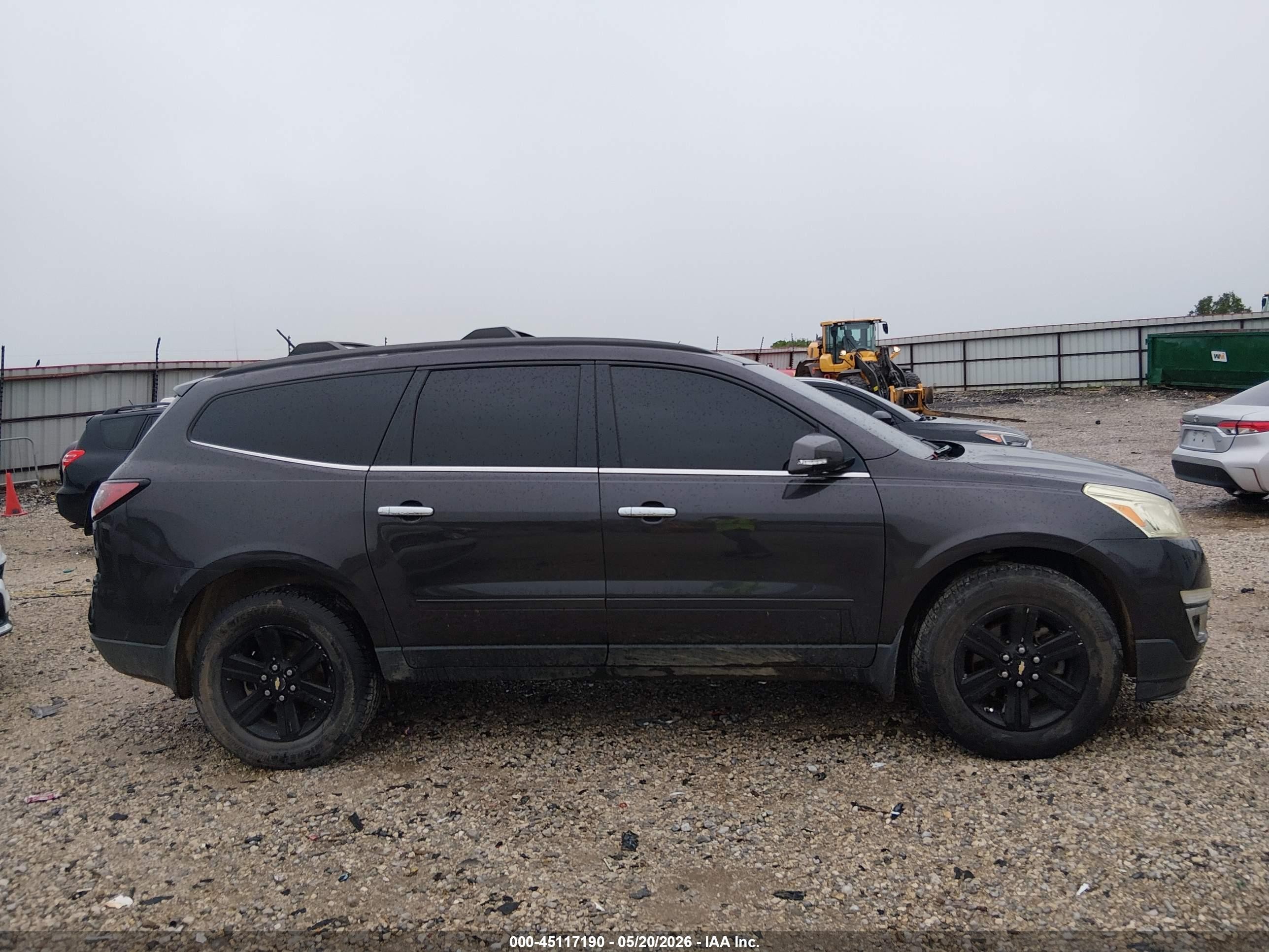 2013 Chevrolet Traverse 2lt Gray vin: 1GNKVJKDXDJ225209