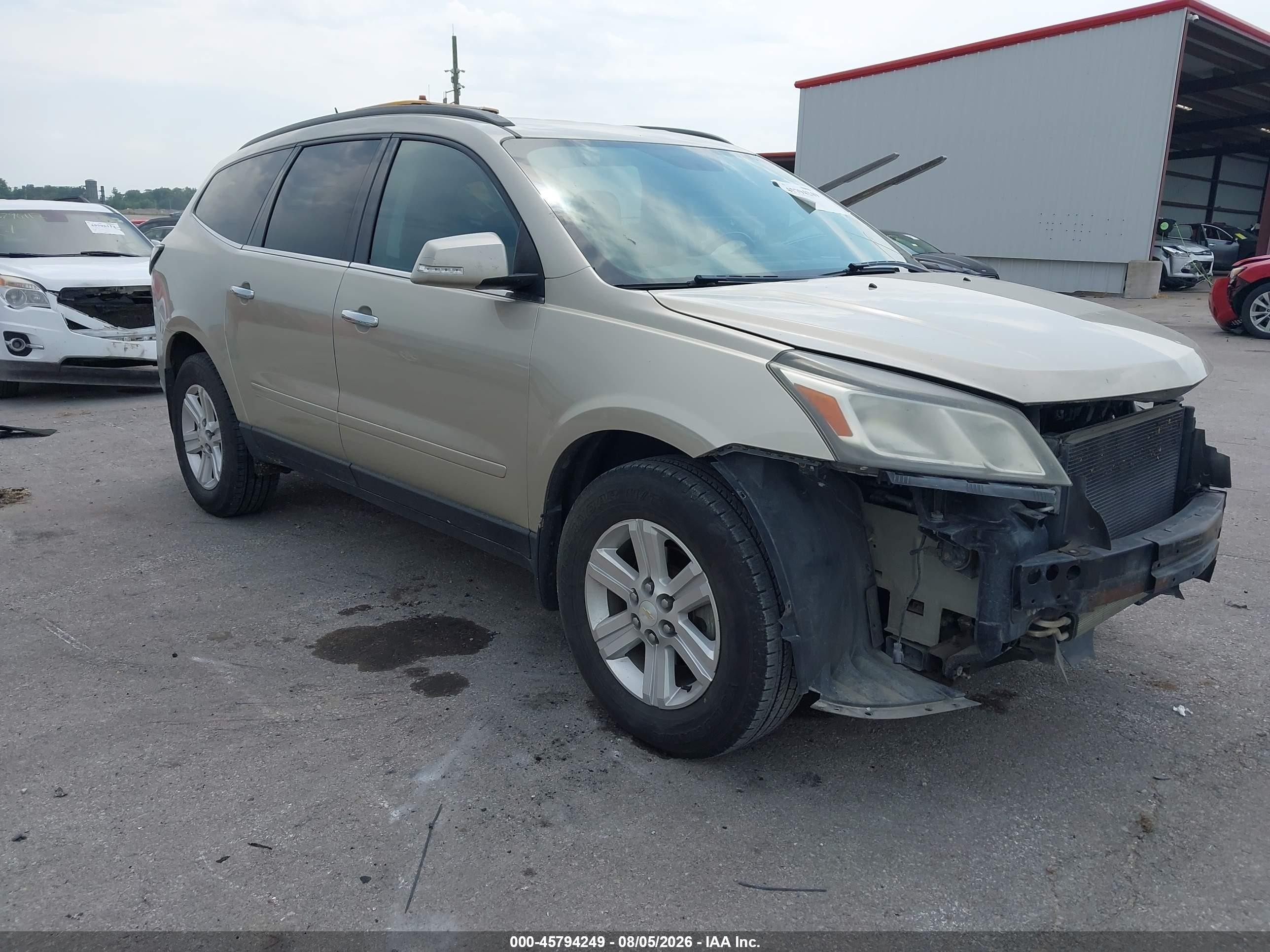 2013 Chevrolet Traverse Lt Brown vin: 1GNKVJKDXDJ234038