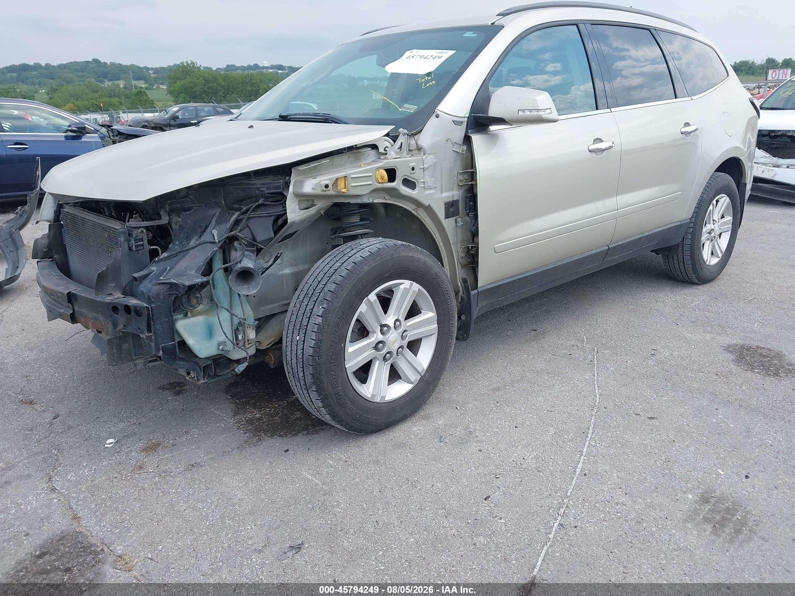 2013 Chevrolet Traverse Lt Brown vin: 1GNKVJKDXDJ234038