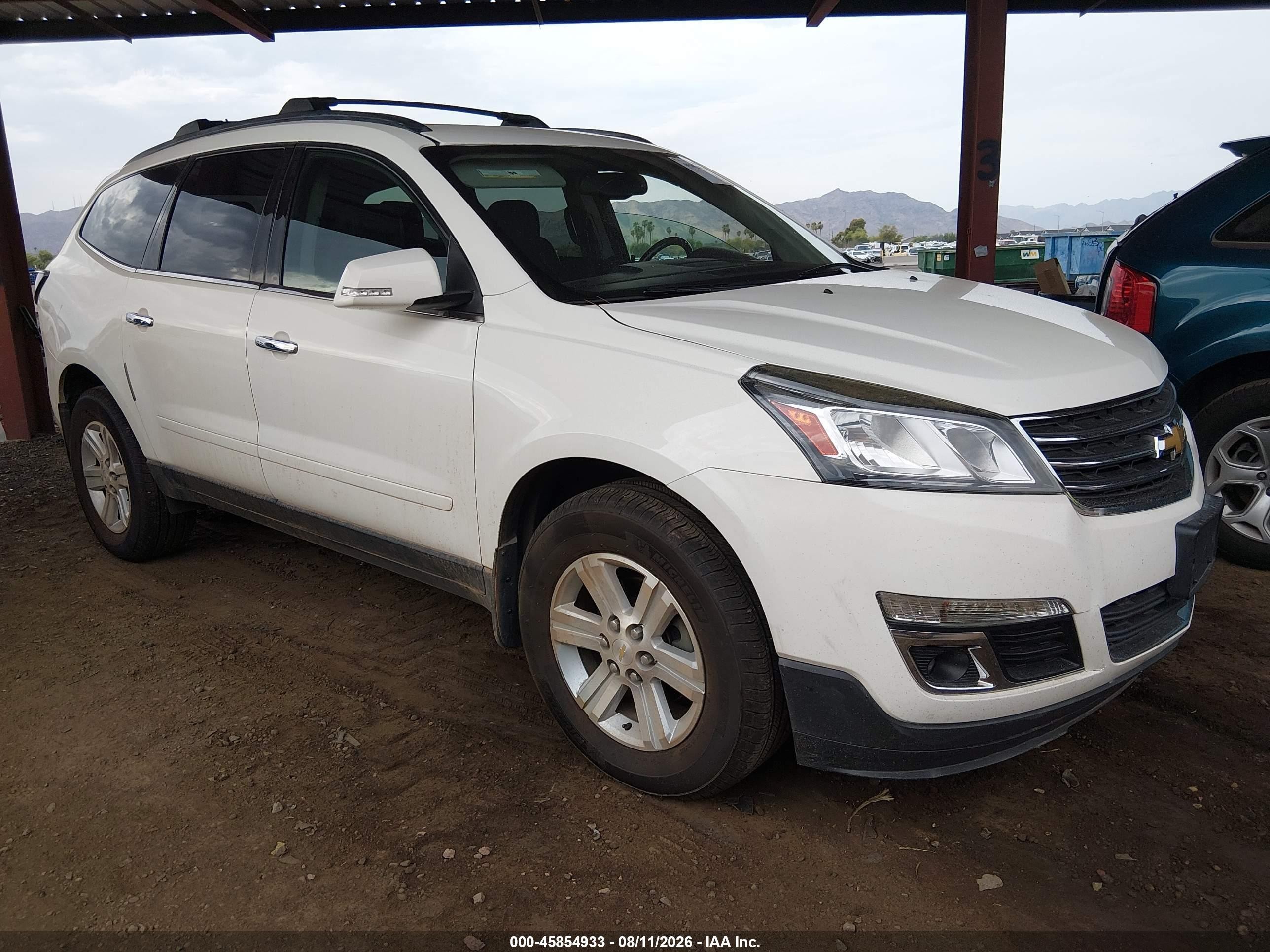 2013 Chevrolet Traverse Lt Cream vin: 1GNKVJKDXDJ262695