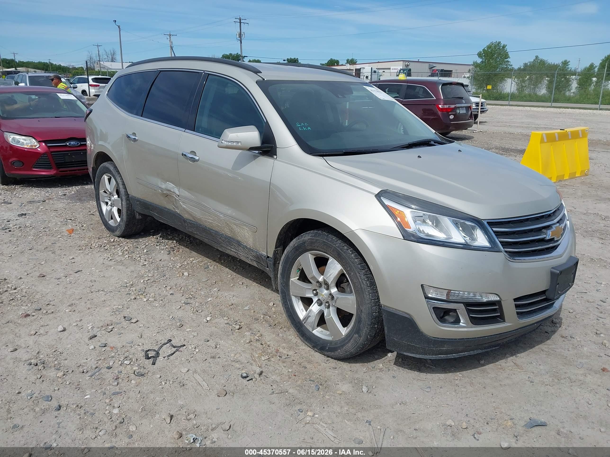 2014 Chevrolet Traverse Ltz Champagne vin: 1GNKVJKDXEJ201963