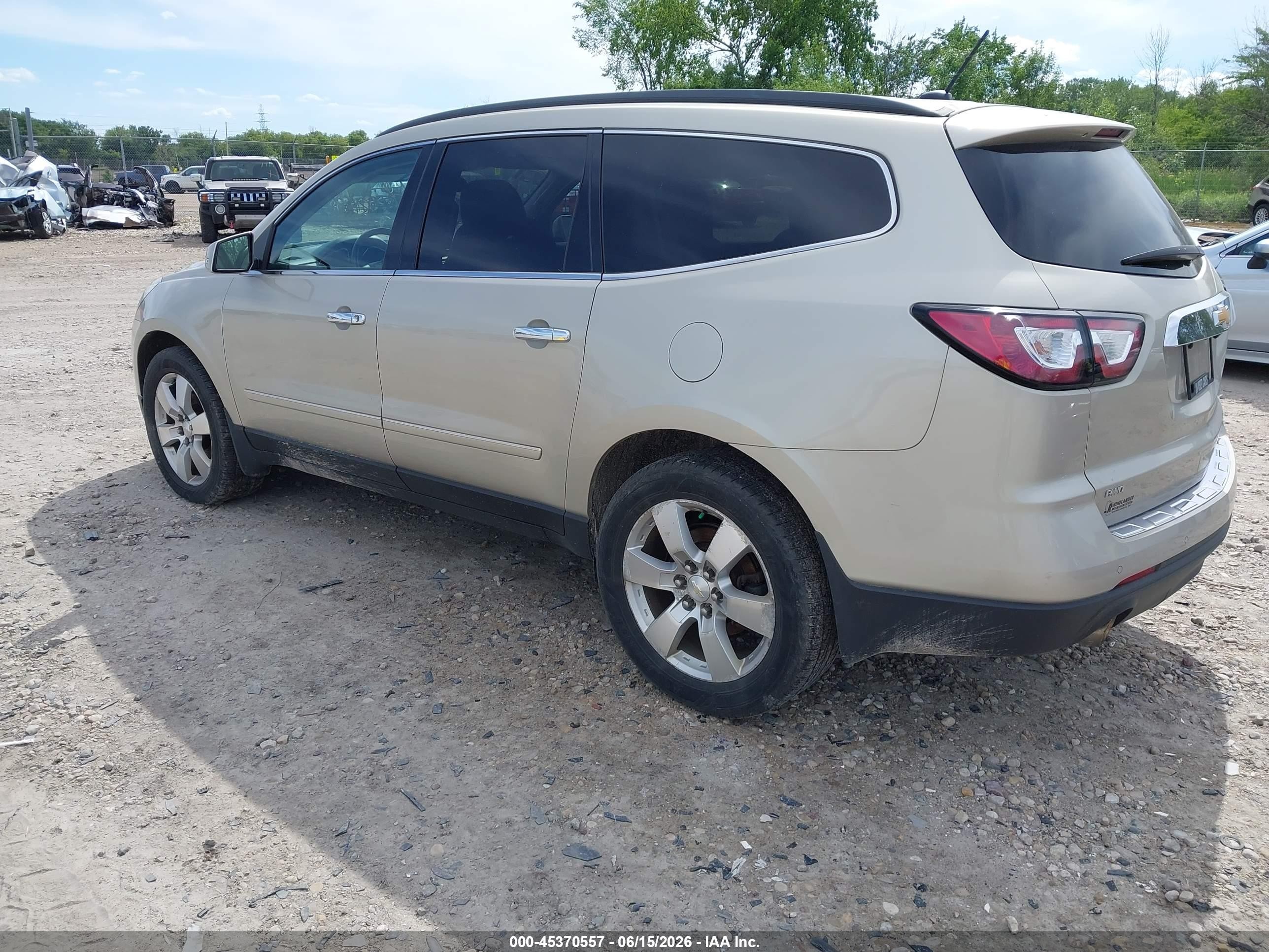 2014 Chevrolet Traverse Ltz Champagne vin: 1GNKVJKDXEJ201963