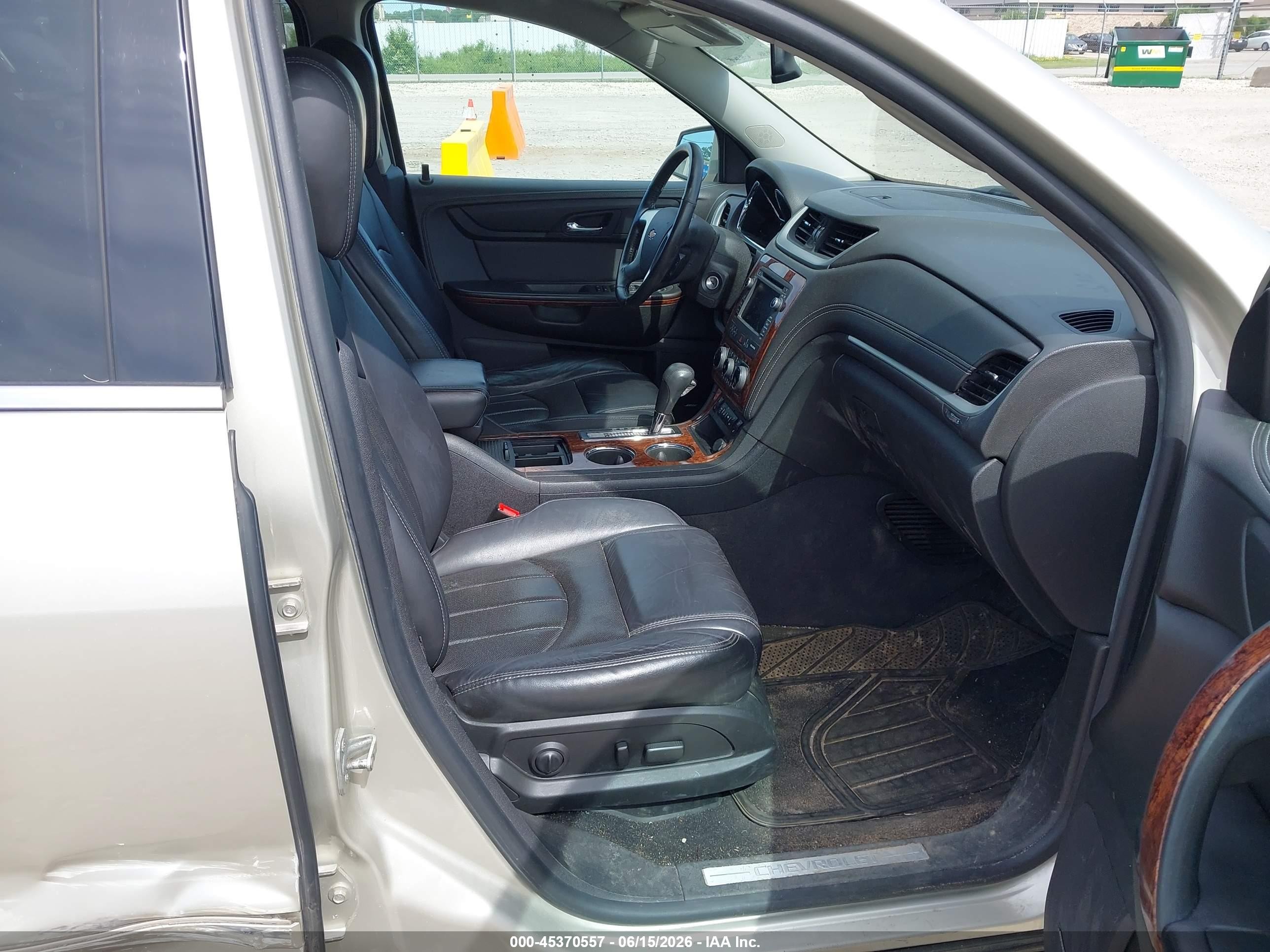 2014 Chevrolet Traverse Ltz Champagne vin: 1GNKVJKDXEJ201963
