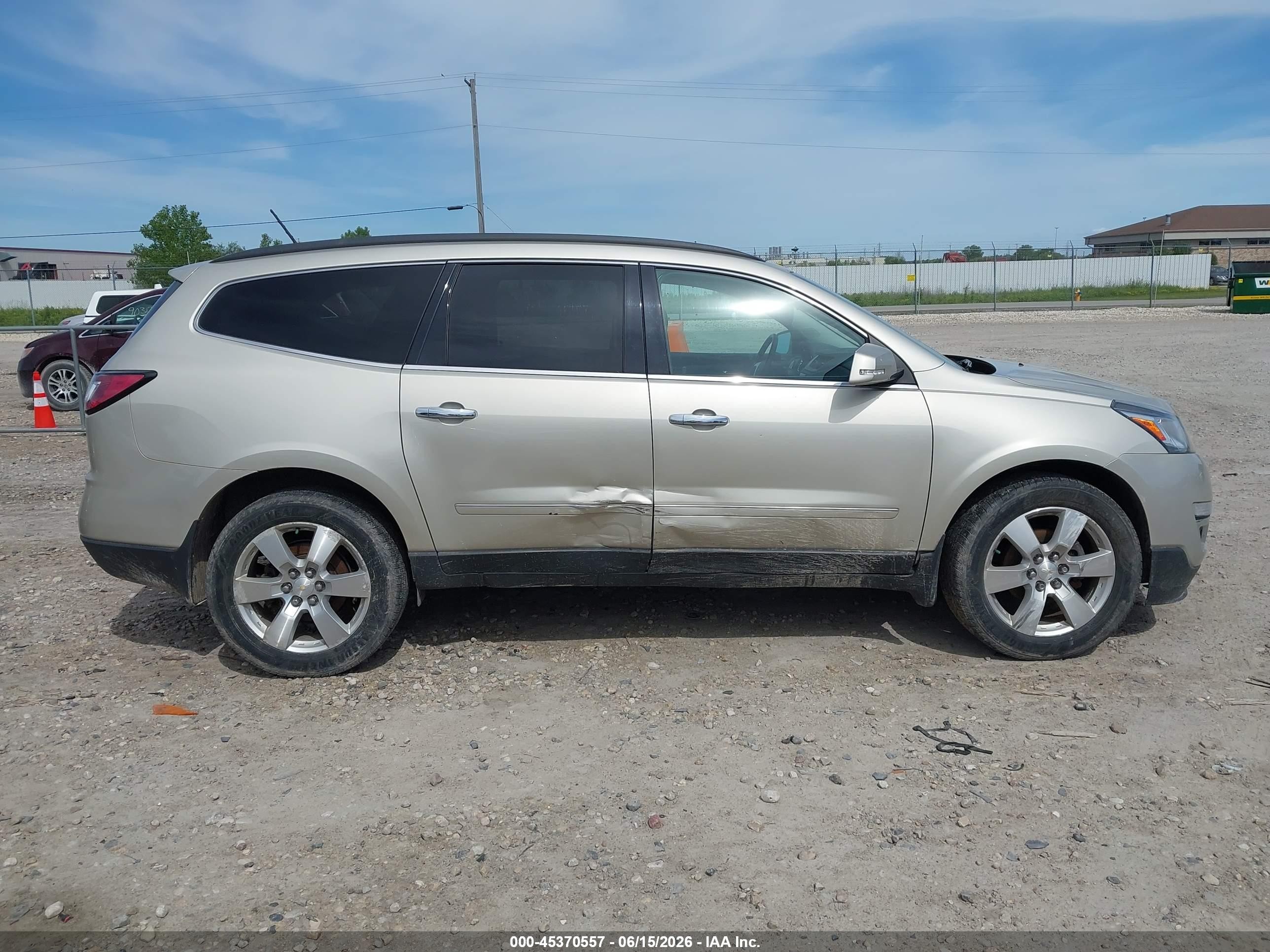 2014 Chevrolet Traverse Ltz Champagne vin: 1GNKVJKDXEJ201963