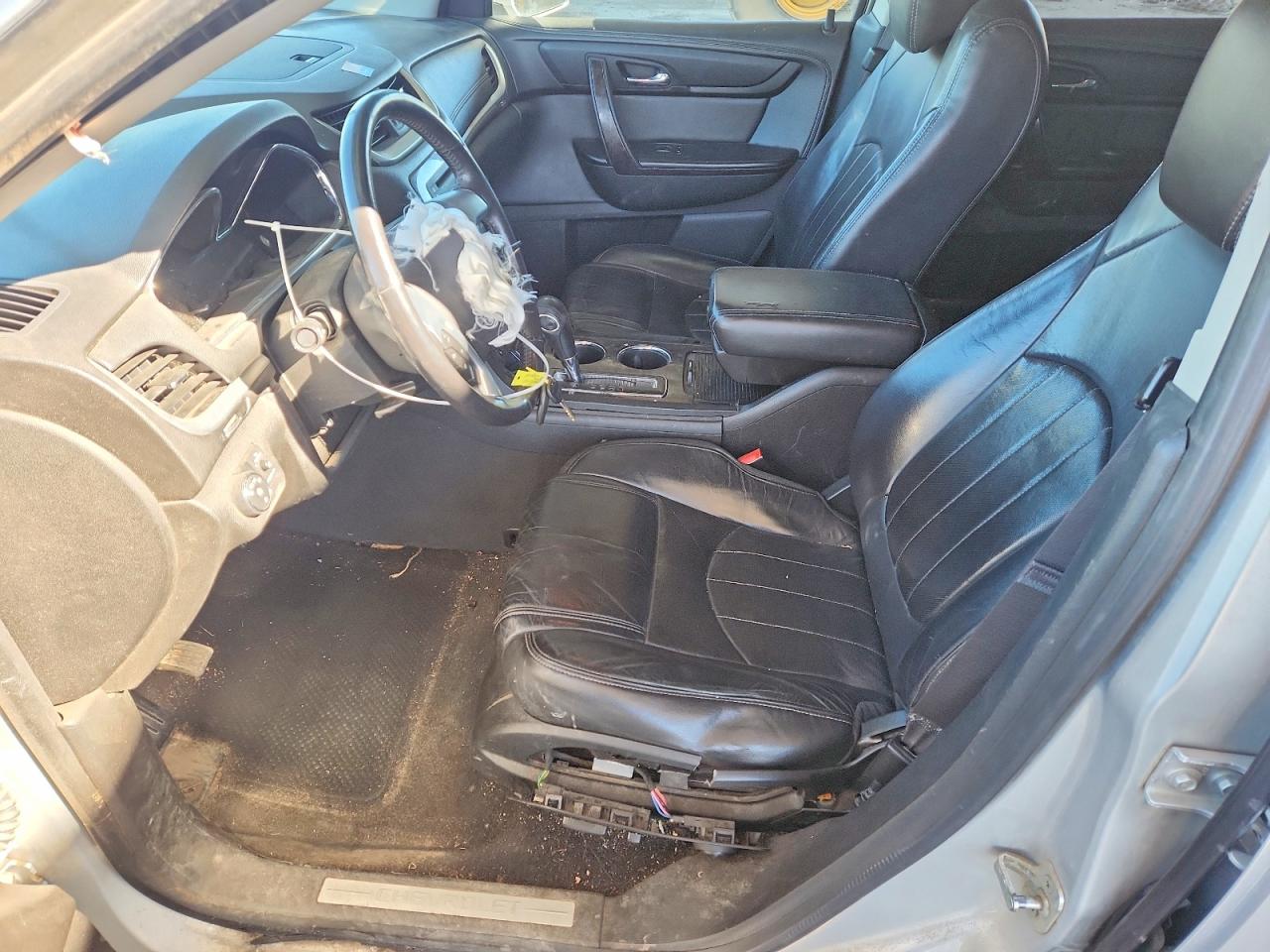 2015 Chevrolet Traverse Ltz Silver vin: 1GNKVJKDXFJ108314