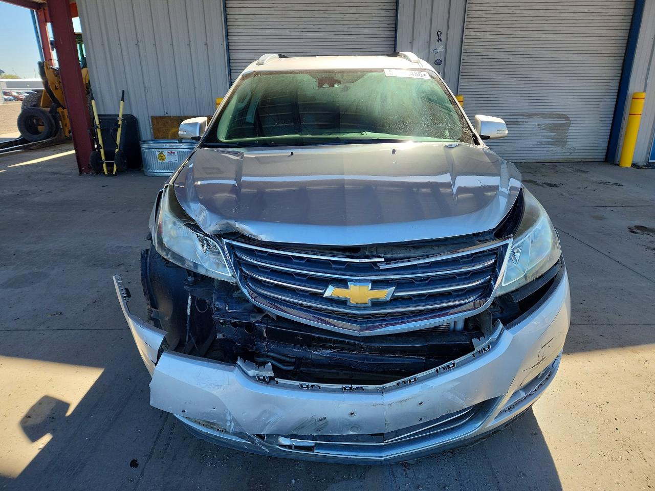 2015 Chevrolet Traverse Ltz Silver vin: 1GNKVJKDXFJ108314