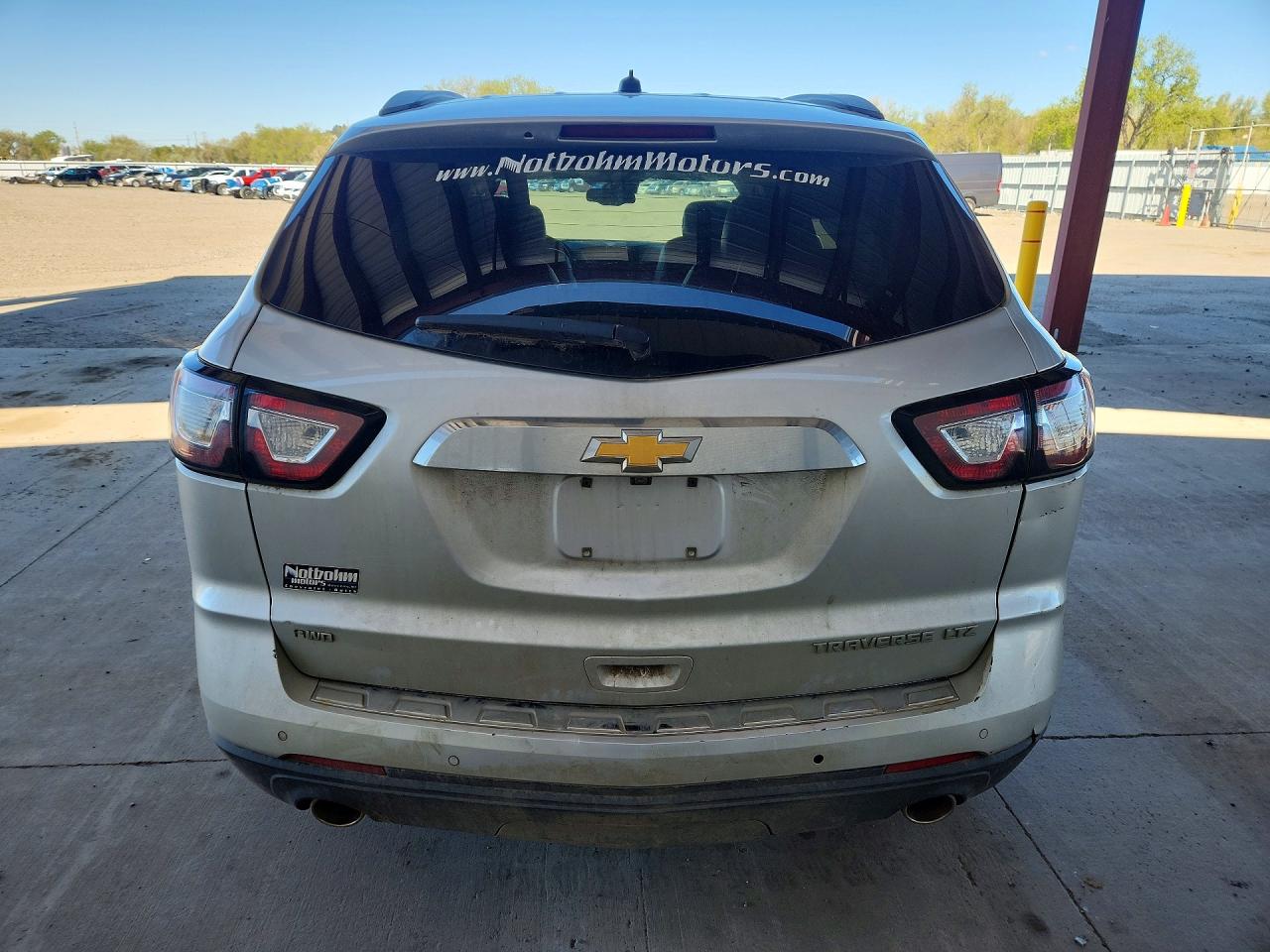 2015 Chevrolet Traverse Ltz Silver vin: 1GNKVJKDXFJ108314