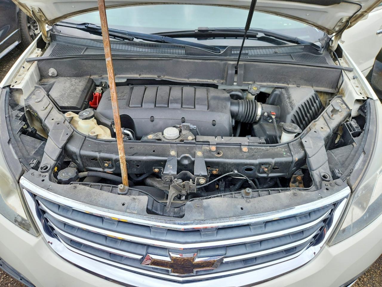 2015 Chevrolet Traverse Ltz Белый vin: 1GNKVJKDXFJ171302