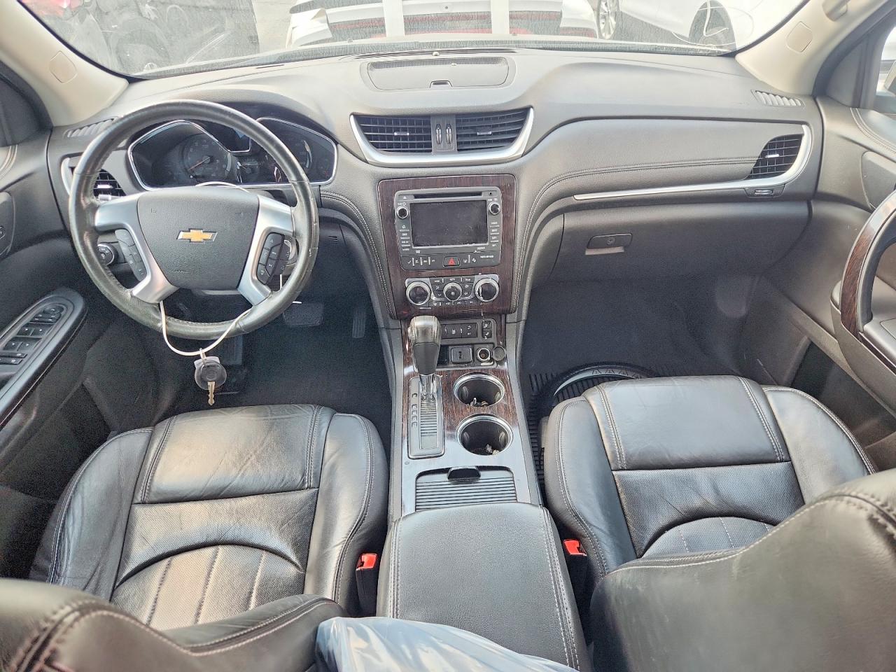 2015 Chevrolet Traverse Ltz Black vin: 1GNKVJKDXFJ294467