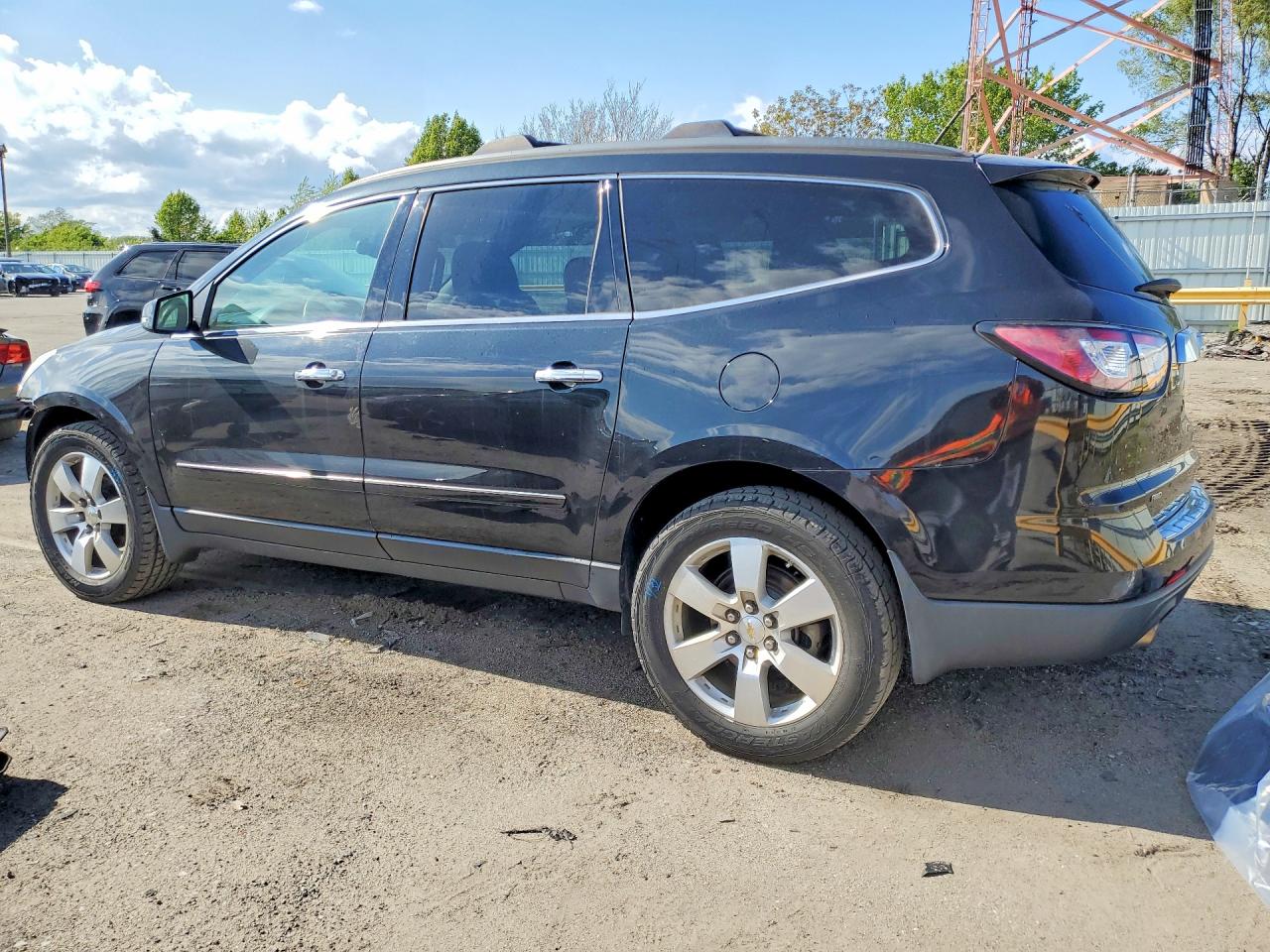 2015 Chevrolet Traverse Ltz Black vin: 1GNKVJKDXFJ294467
