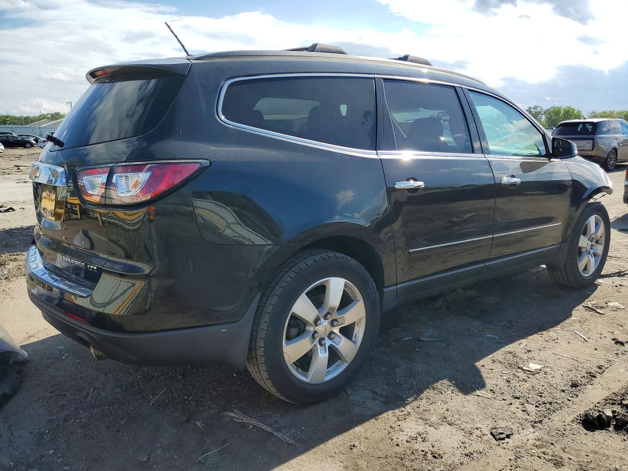 2015 Chevrolet Traverse Ltz Black vin: 1GNKVJKDXFJ294467