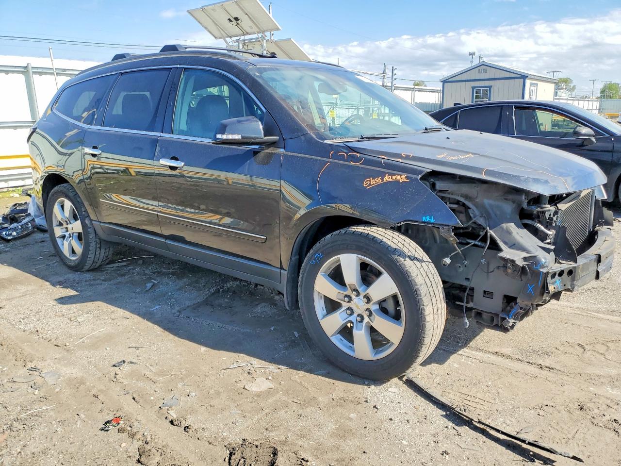 2015 Chevrolet Traverse Ltz Black vin: 1GNKVJKDXFJ294467