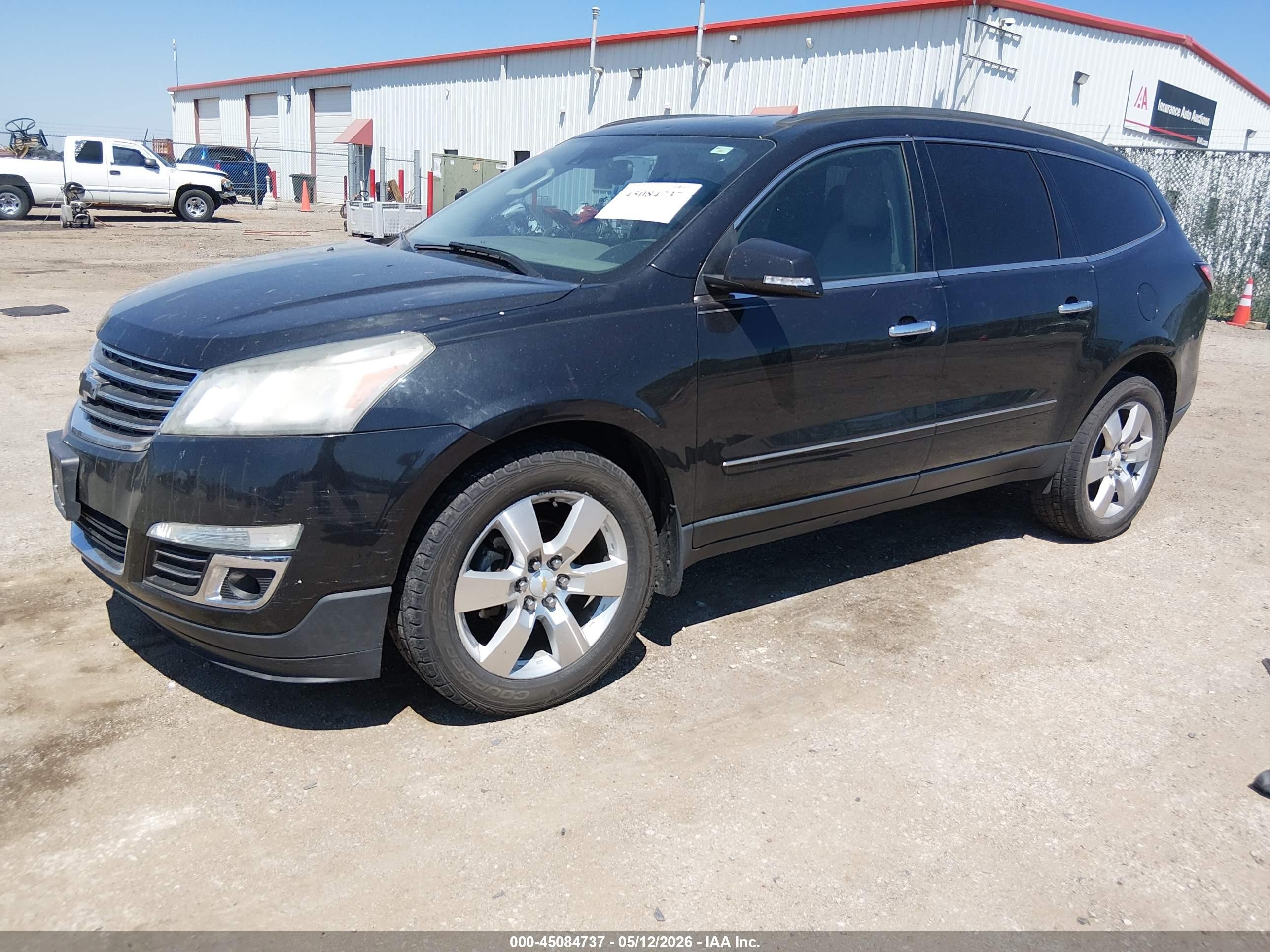 2015 Chevrolet Traverse Ltz Черный vin: 1GNKVJKDXFJ298325