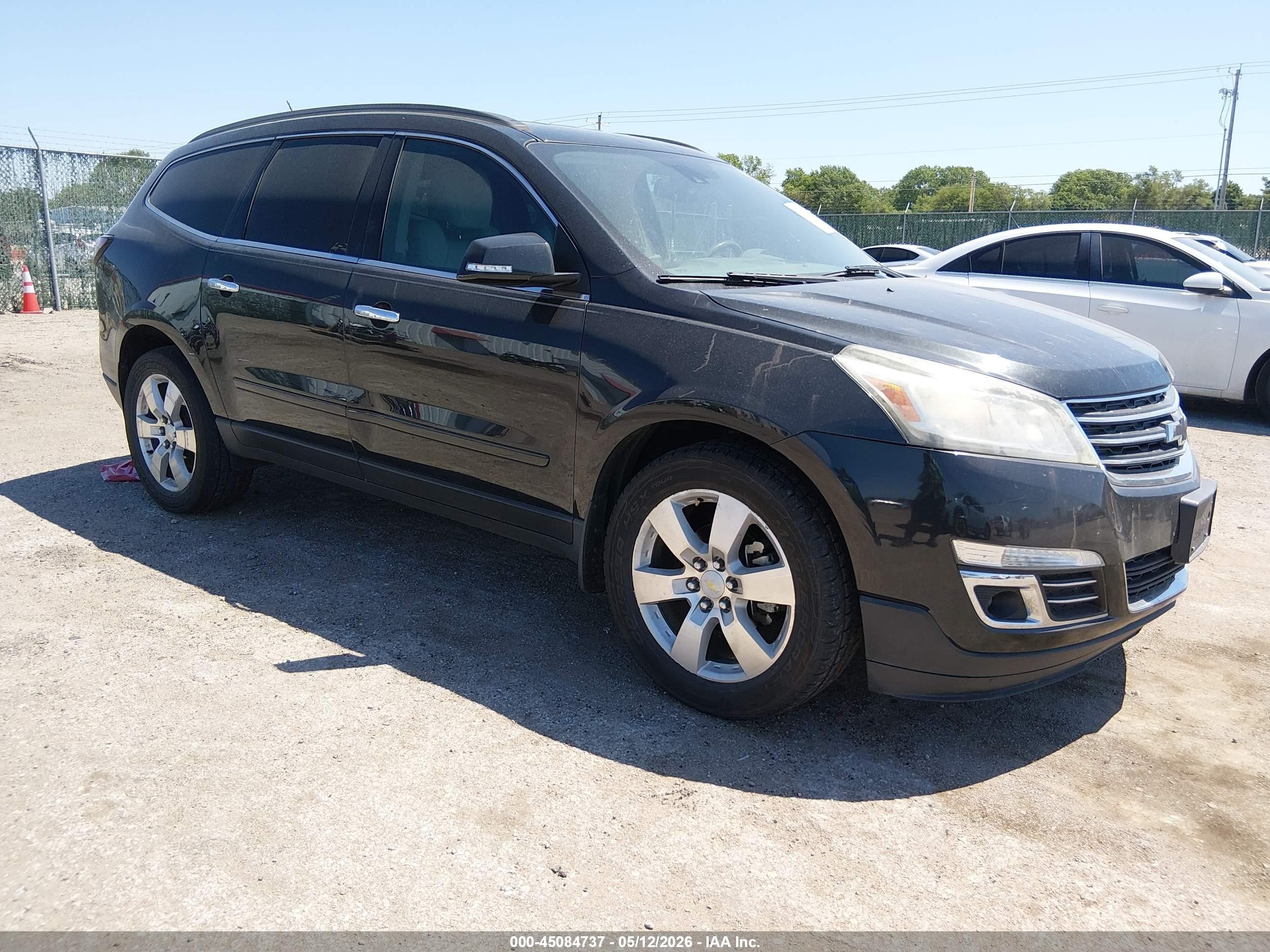 2015 Chevrolet Traverse Ltz Black vin: 1GNKVJKDXFJ298325