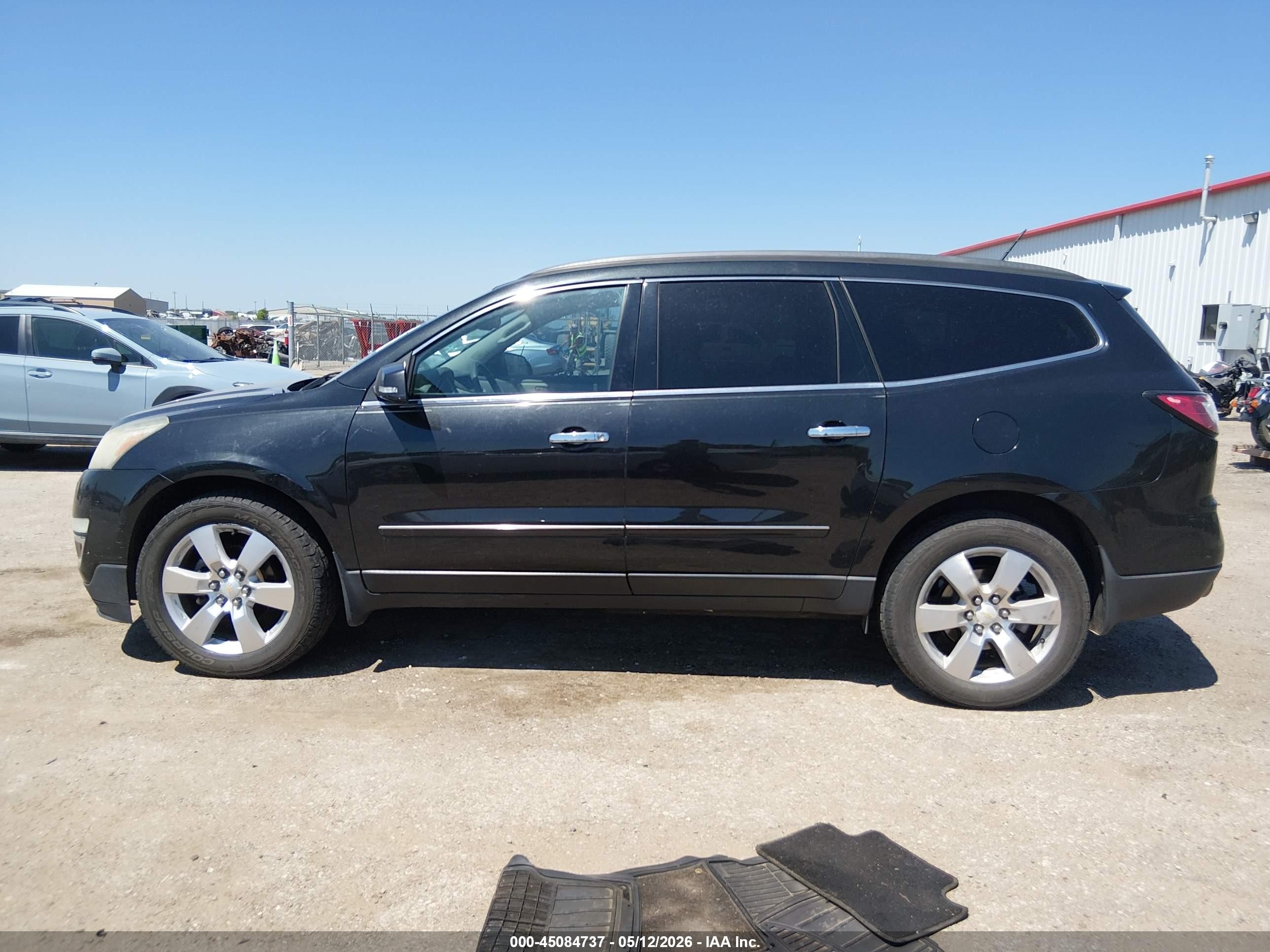 2015 Chevrolet Traverse Ltz Черный vin: 1GNKVJKDXFJ298325