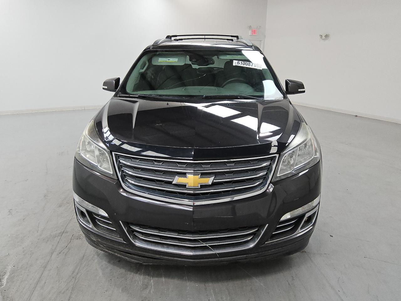2015 Chevrolet Traverse Ltz Black vin: 1GNKVJKDXFJ307590 Damage: Left Head Lamp, Faded, Repair Required